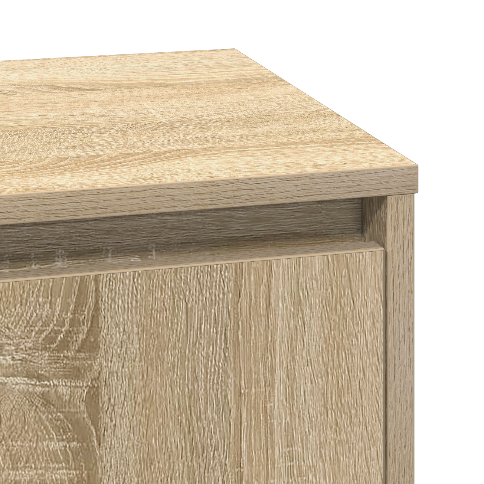 Bedside Cabinet with LED Lights Sonoma Oak 39x34,5x50 cm - Image 9