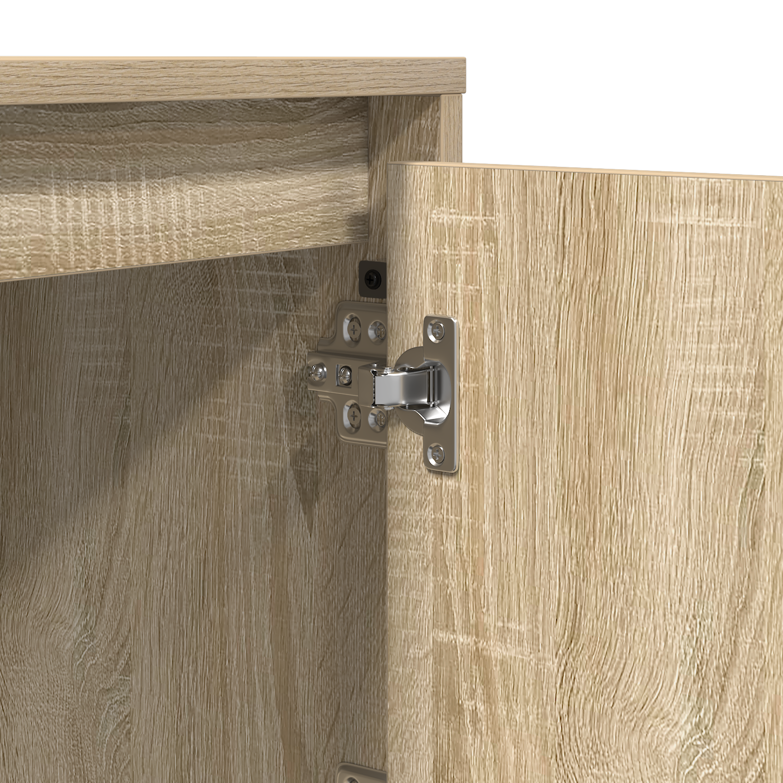 Bedside Cabinet with LED Lights Sonoma Oak 39x34,5x50 cm - Image 11