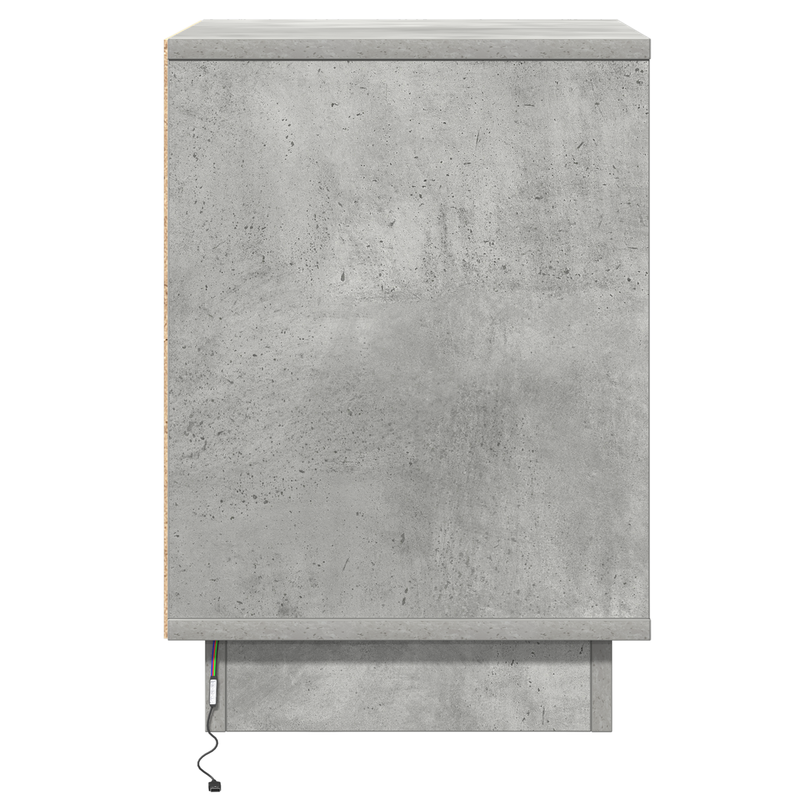 Bedside Cabinets with LED Lights 2 pcs Concrete Grey 39x34,5x50 cm - Image 9
