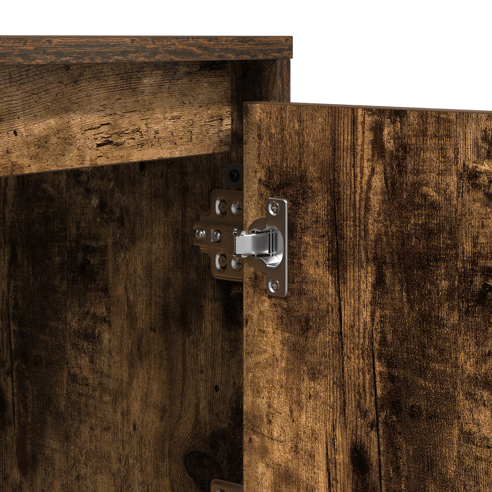 Bedside Cabinet with LED Lights Smoked Oak 39x34,5x50 cm - Image 11