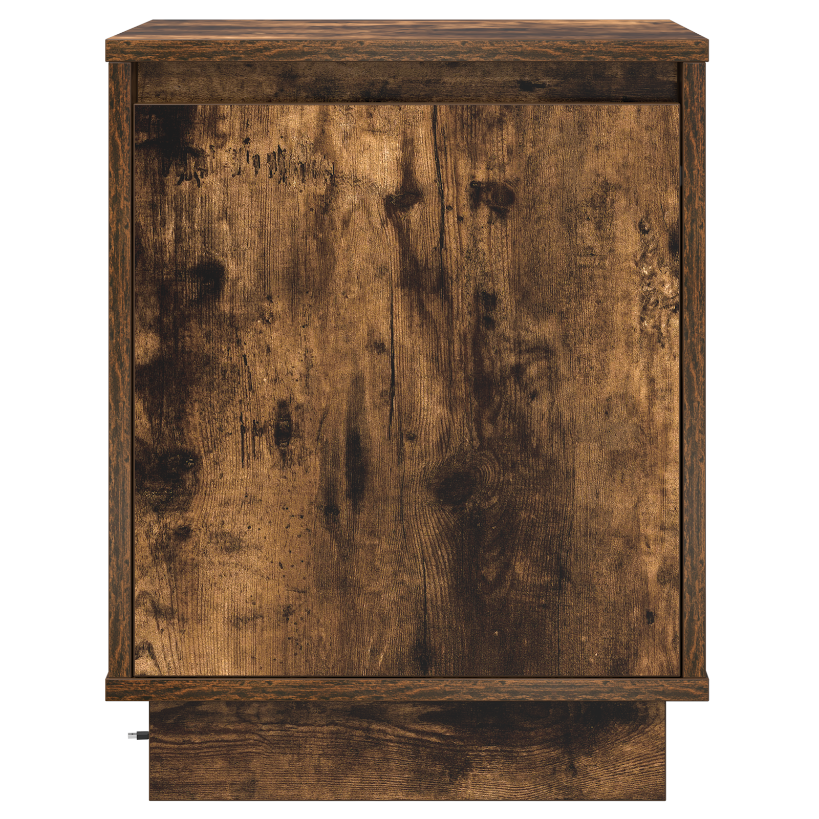 Bedside Cabinet with LED Lights Smoked Oak 39x34,5x50 cm - Image 6