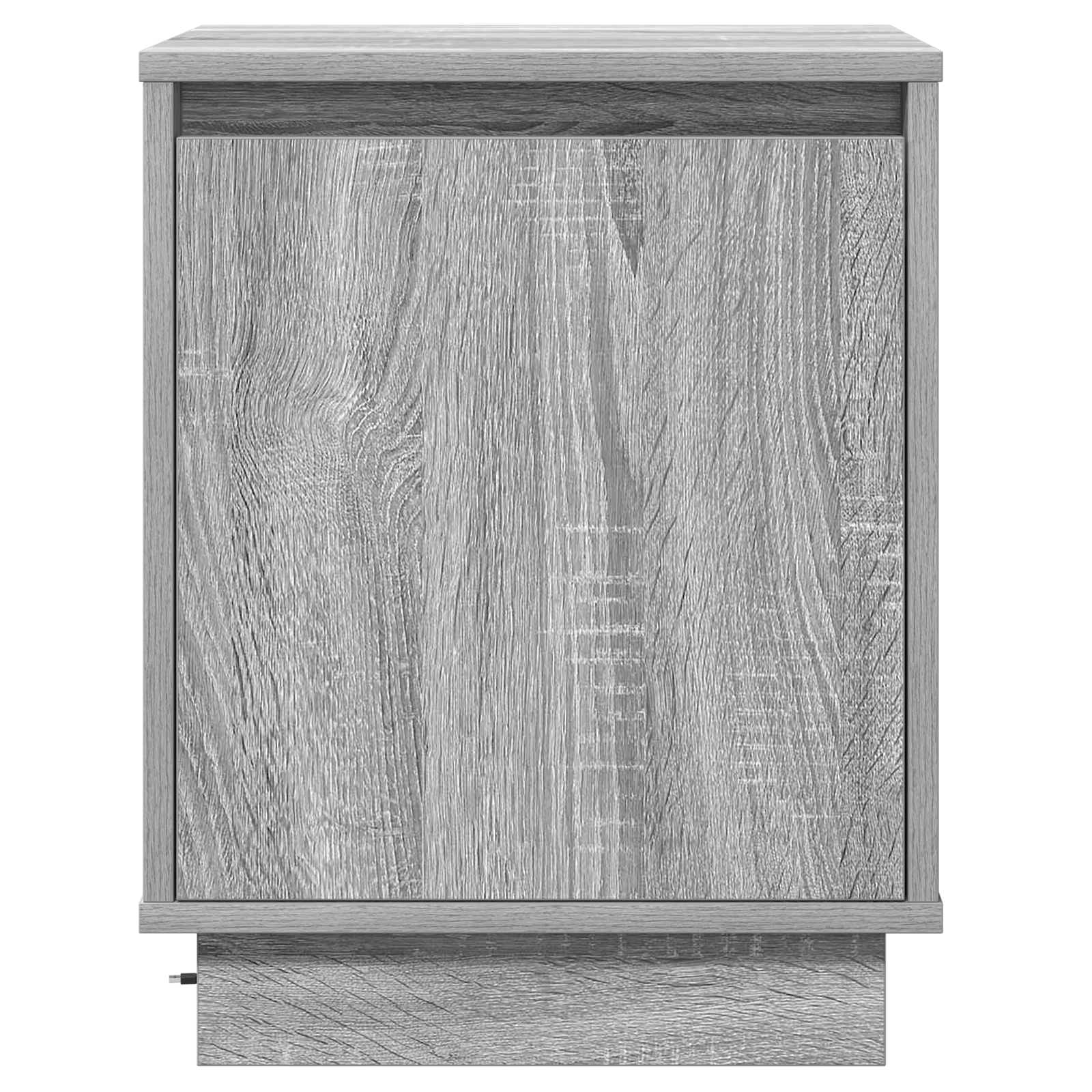 Bedside Cabinet with LED Lights Grey Sonoma 39x34,5x50 cm - Image 6