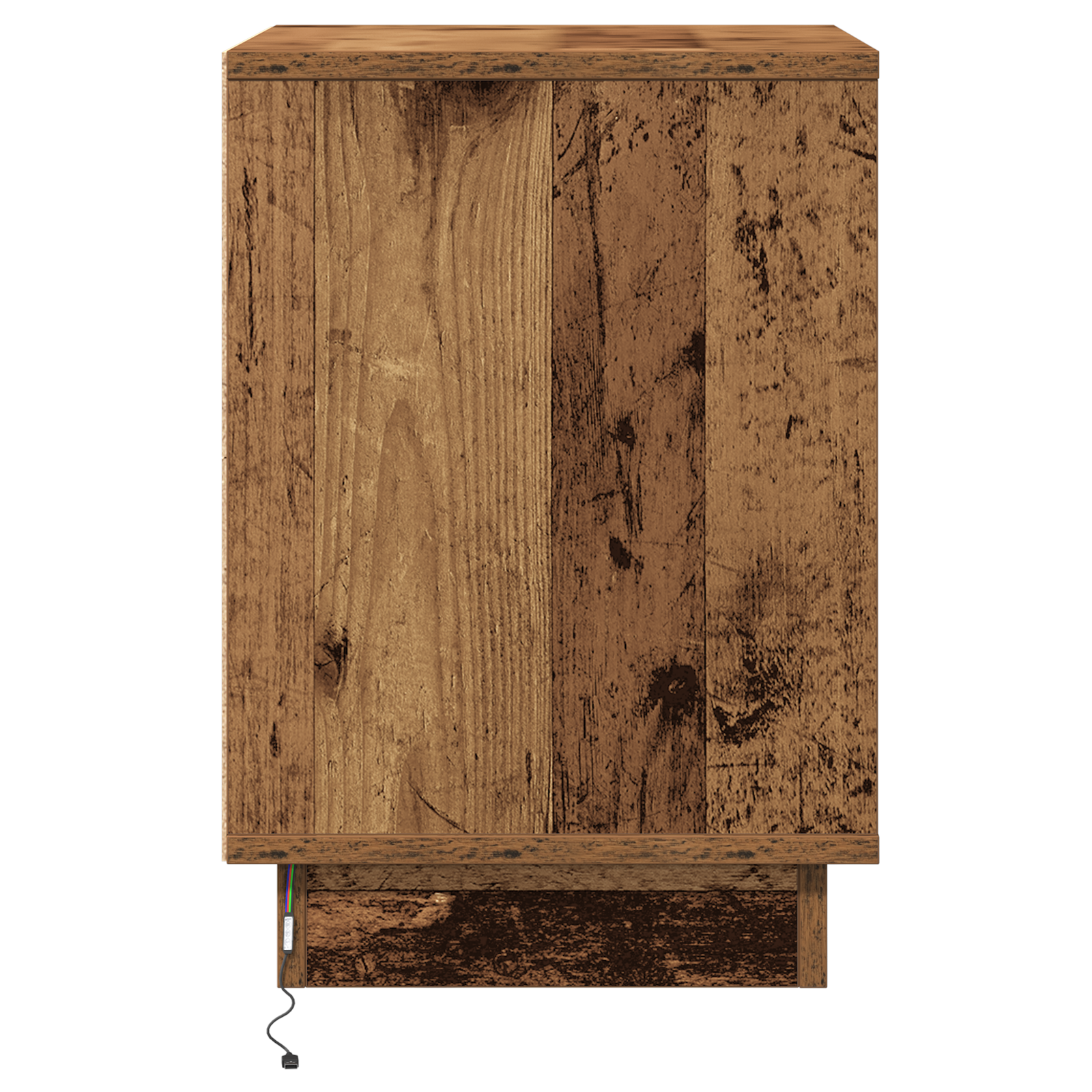 Bedside Cabinets with LED Lights 2 pcs Old Wood 39x34,5x50 cm - Image 9