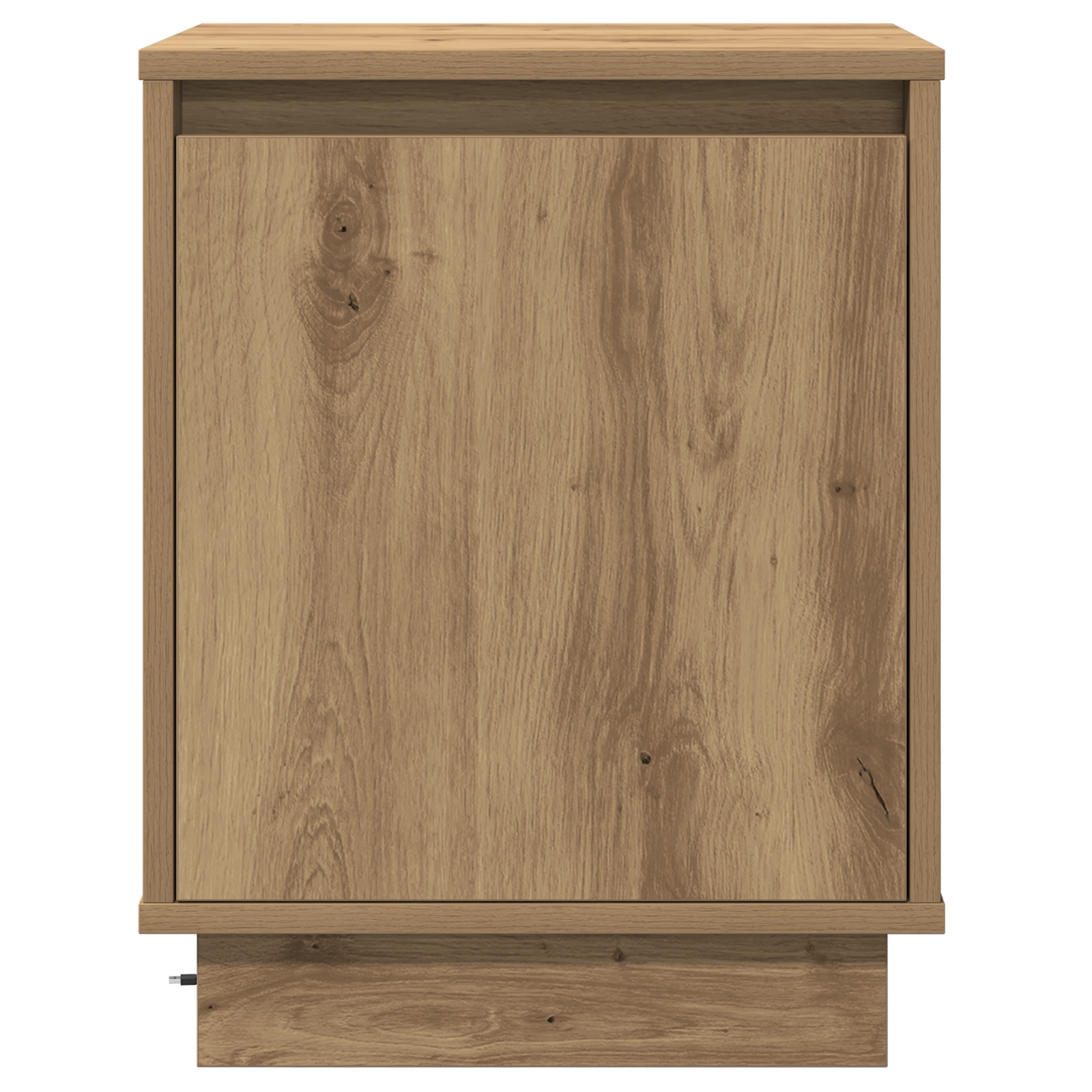 Bedside Cabinet with LED Lights Artisan Oak 39x34,5x50 cm - Image 6