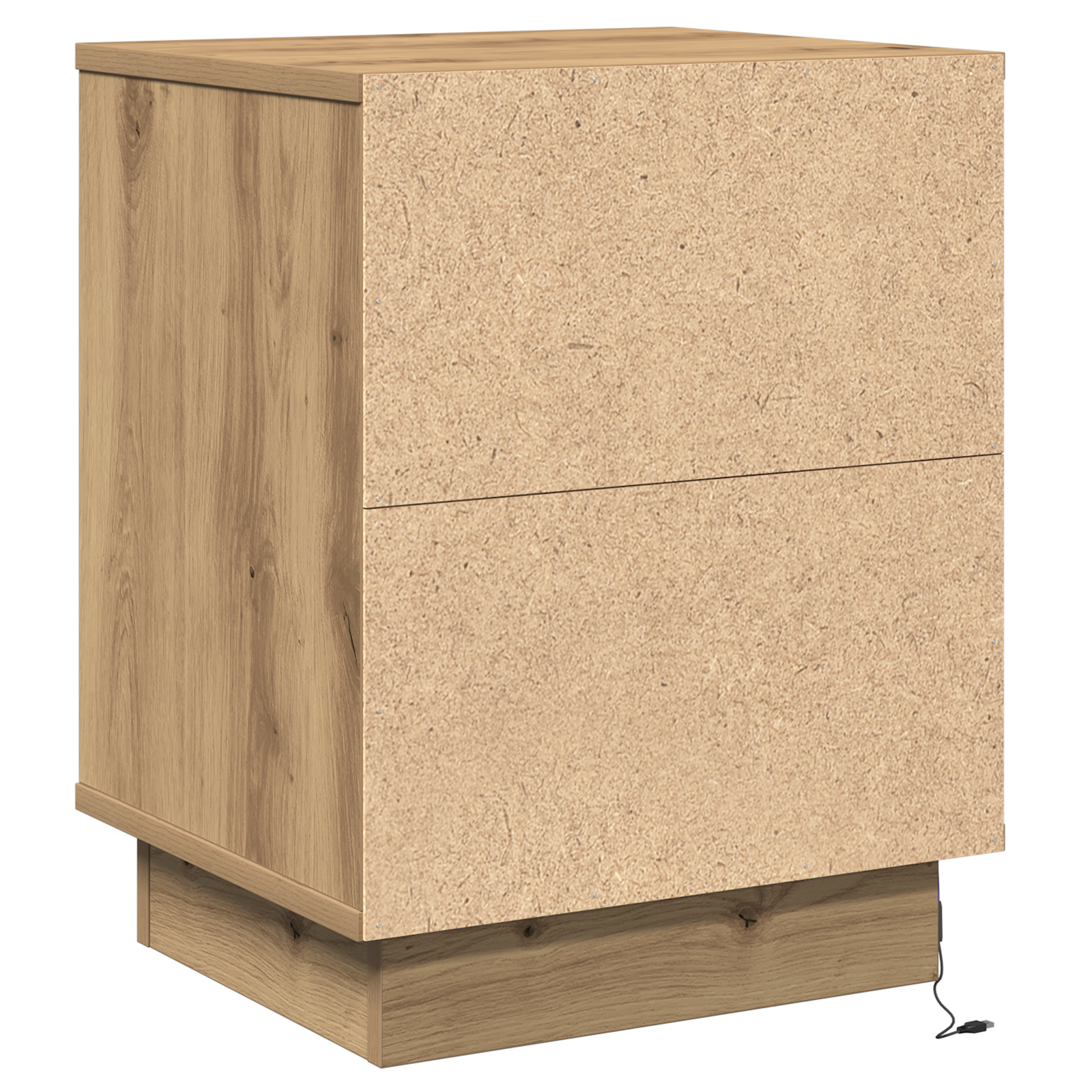 Bedside Cabinets with LED Lights 2 pcs Artisan Oak 39x34,5x50 cm - Image 10