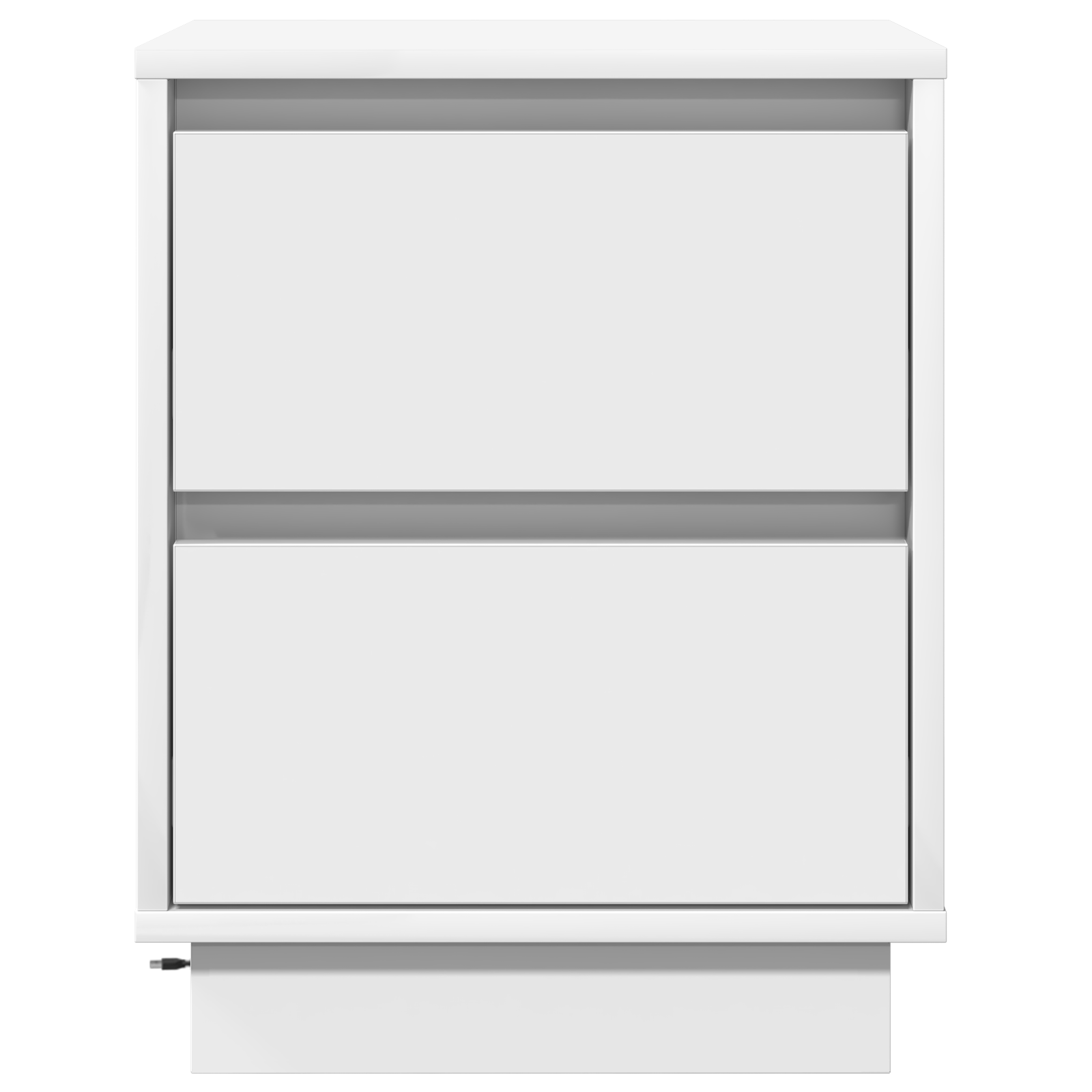 Bedside Cabinets with LED Lights 2 pcs White 39x34.5x50 cm - Image 8
