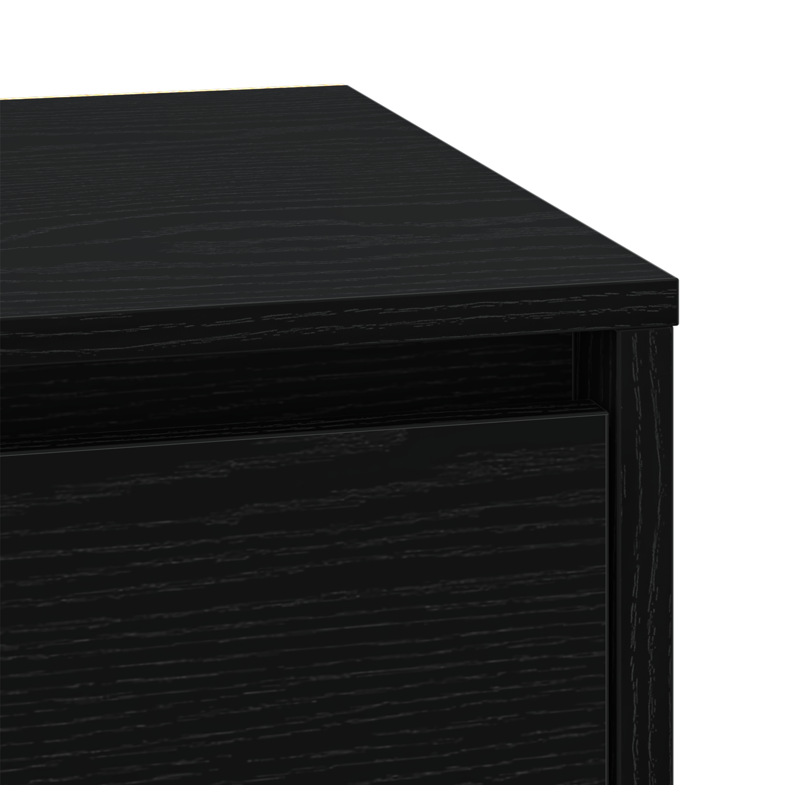 Bedside Cabinet with LED Lights Black 39x34.5x50 cm - Image 10