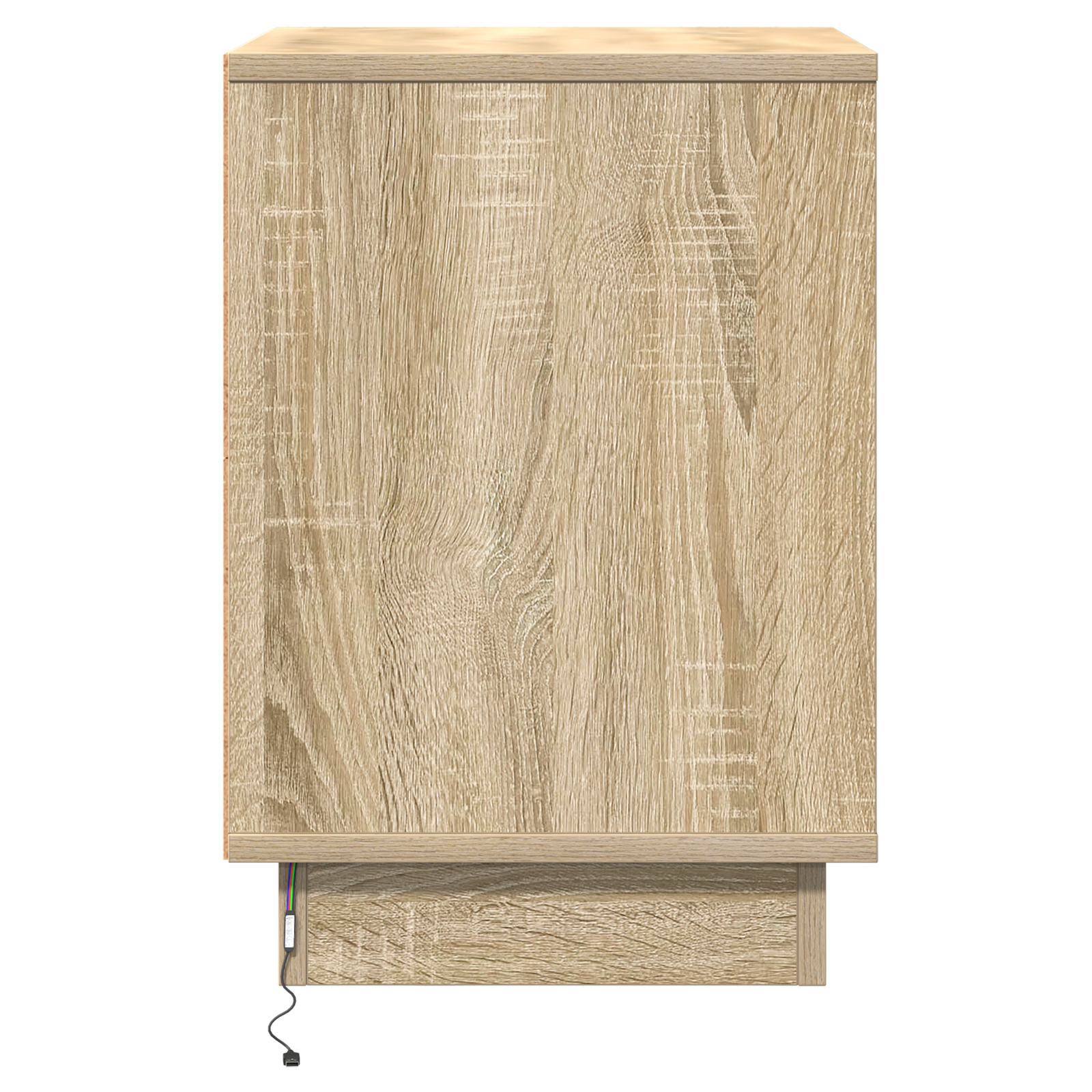Bedside Cabinet with LED Lights Sonoma Oak 39x34.5x50 cm - Image 7
