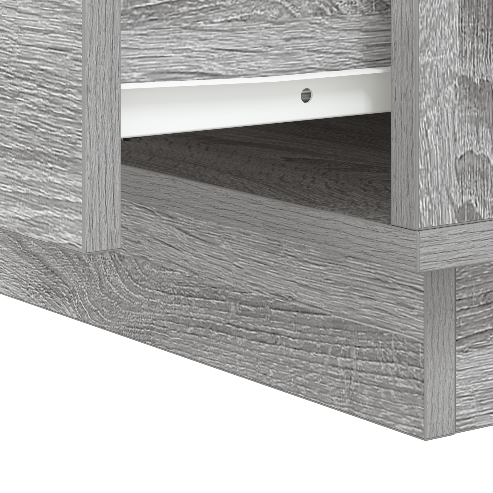 Bedside Cabinet with LED Lights Grey Sonoma 39x34,5x50 cm - Image 11