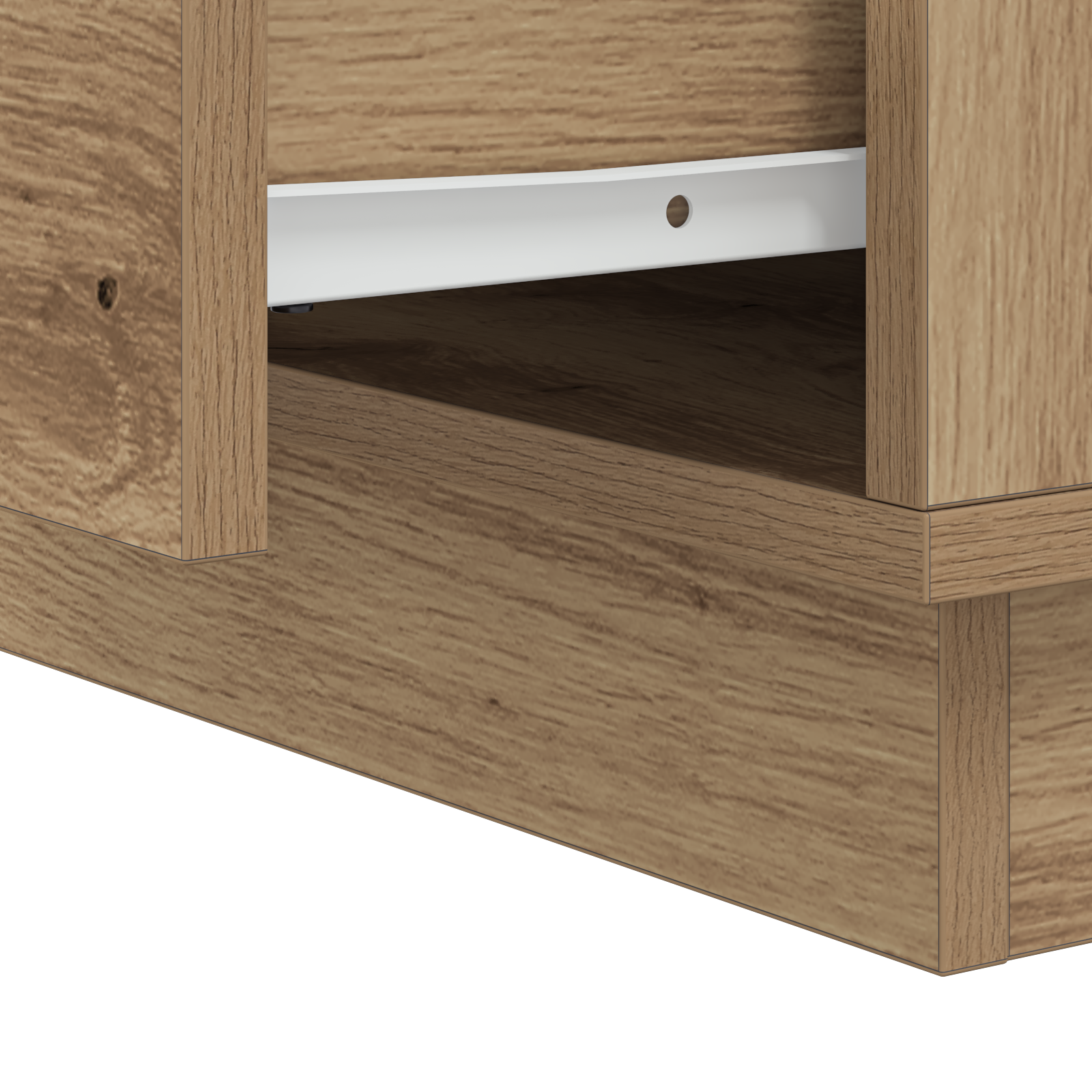 Bedside Cabinet with LED Lights Artisan Oak 39x34.5x50 cm - Image 11