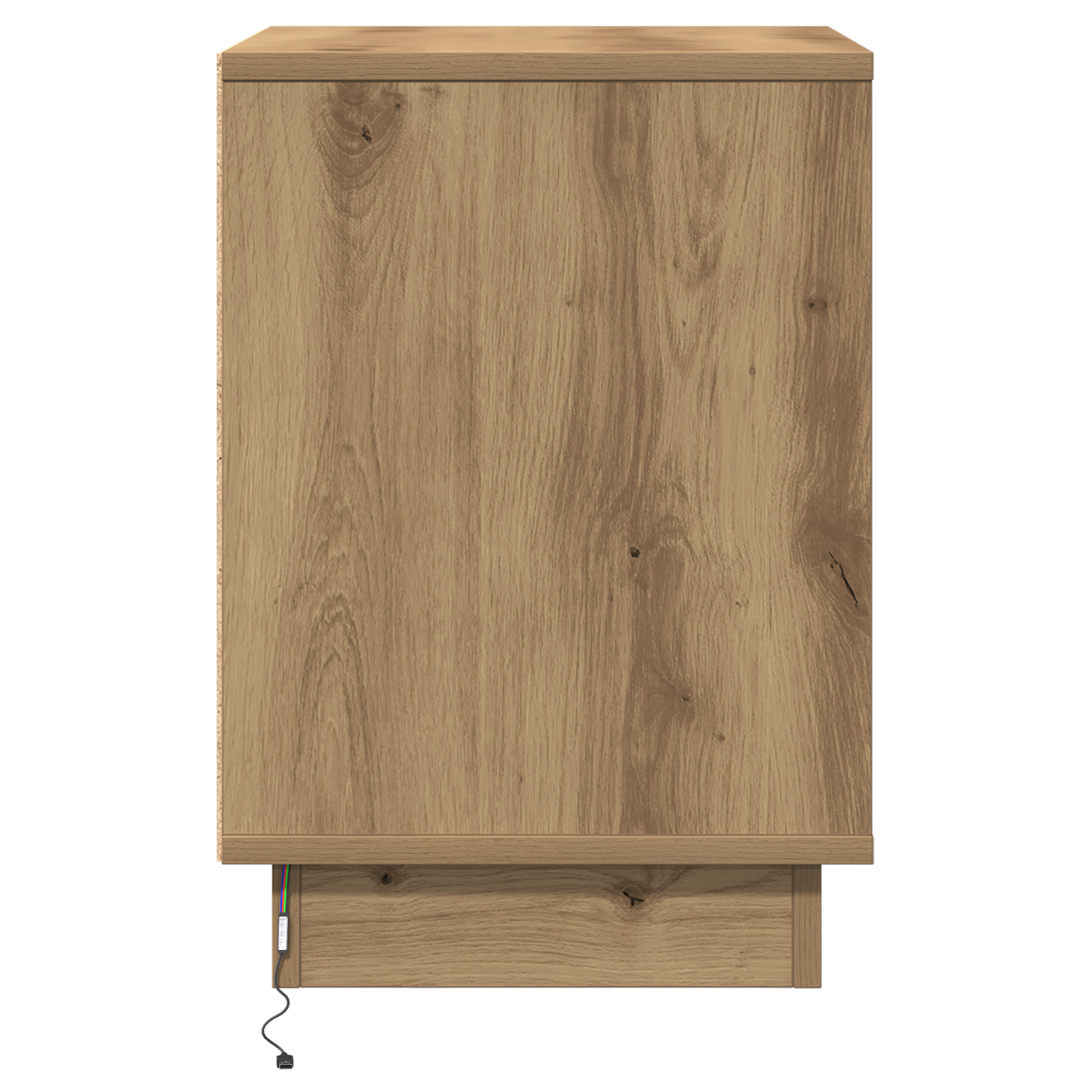 Bedside Cabinet with LED Lights Artisan Oak 39x34.5x50 cm - Image 7