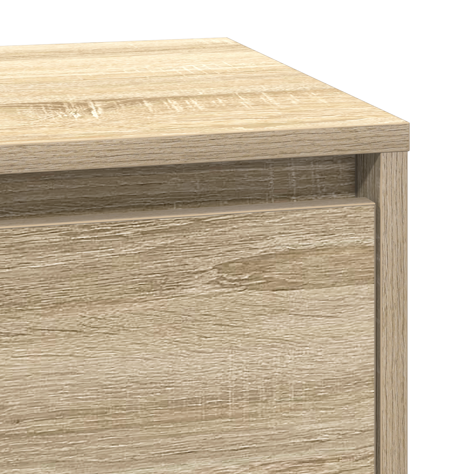 Bedside Cabinet with LED Sonoma Oak 39x34,5x65 cm Engineered Wood - Image 9
