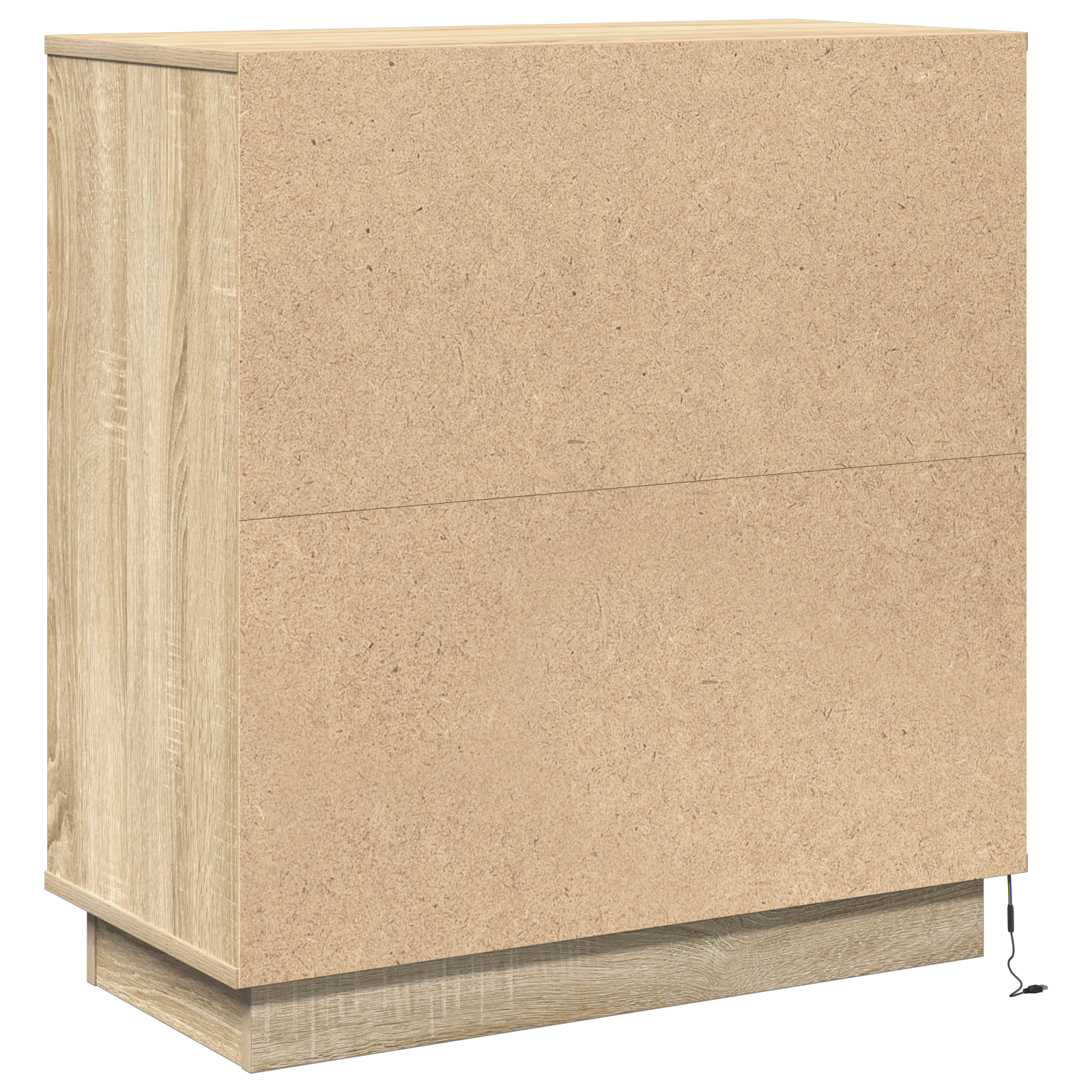 Bedside Cabinet with LED Sonoma Oak 71x34,5x75 cm Engineered Wood - Image 8