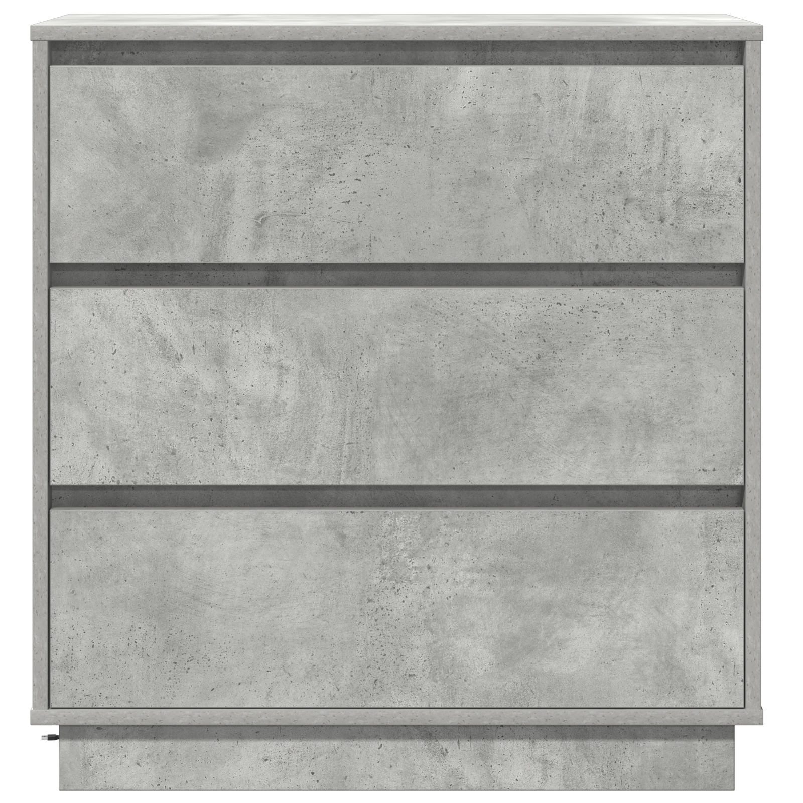 Bedside Cabinet with LED Concrete Grey 71x34,5x75 cm Engineered Wood - Image 6