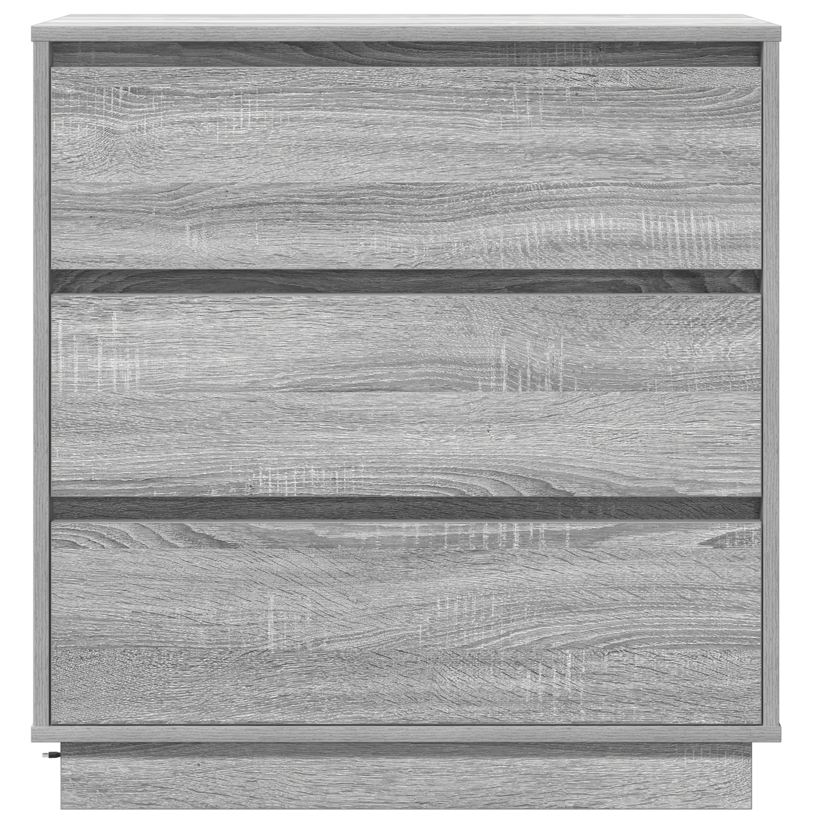 Bedside Cabinet with LED Grey Sonoma 71x34,5x75 cm Engineered Wood - Image 6