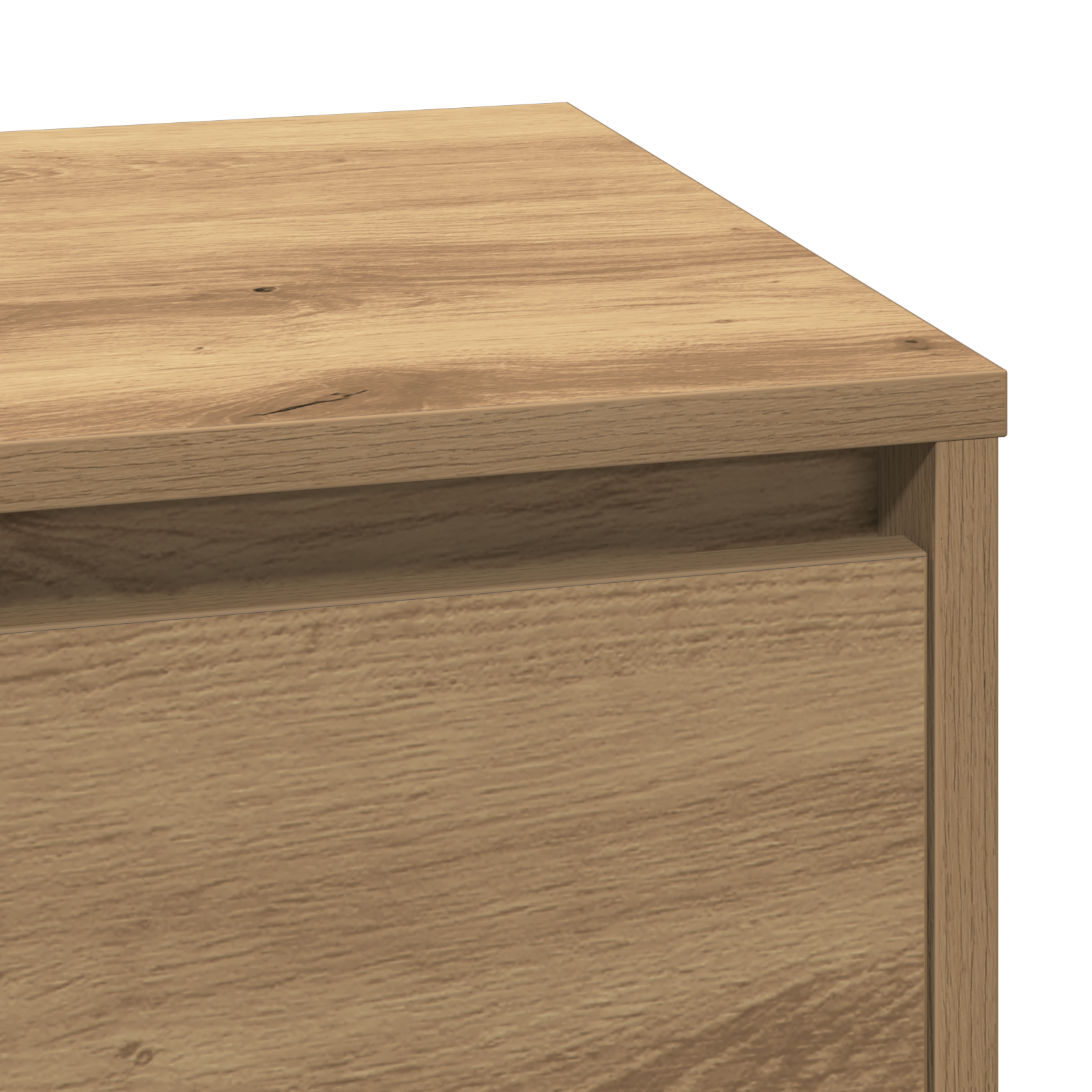 Bedside Cabinet with LED Artisan Oak 71x34,5x75 cm Engineered Wood - Image 9