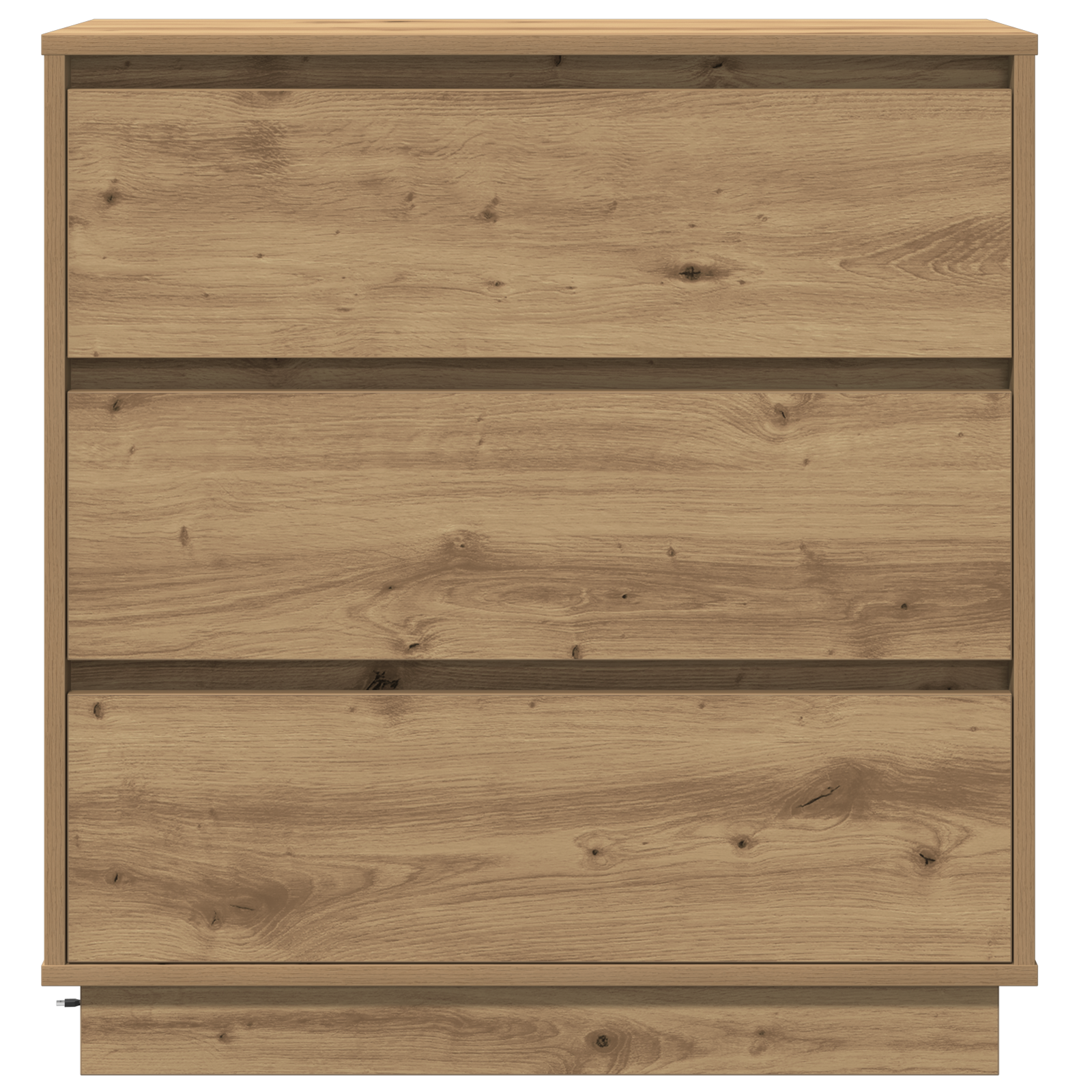 Bedside Cabinet with LED Artisan Oak 71x34,5x75 cm Engineered Wood - Image 7