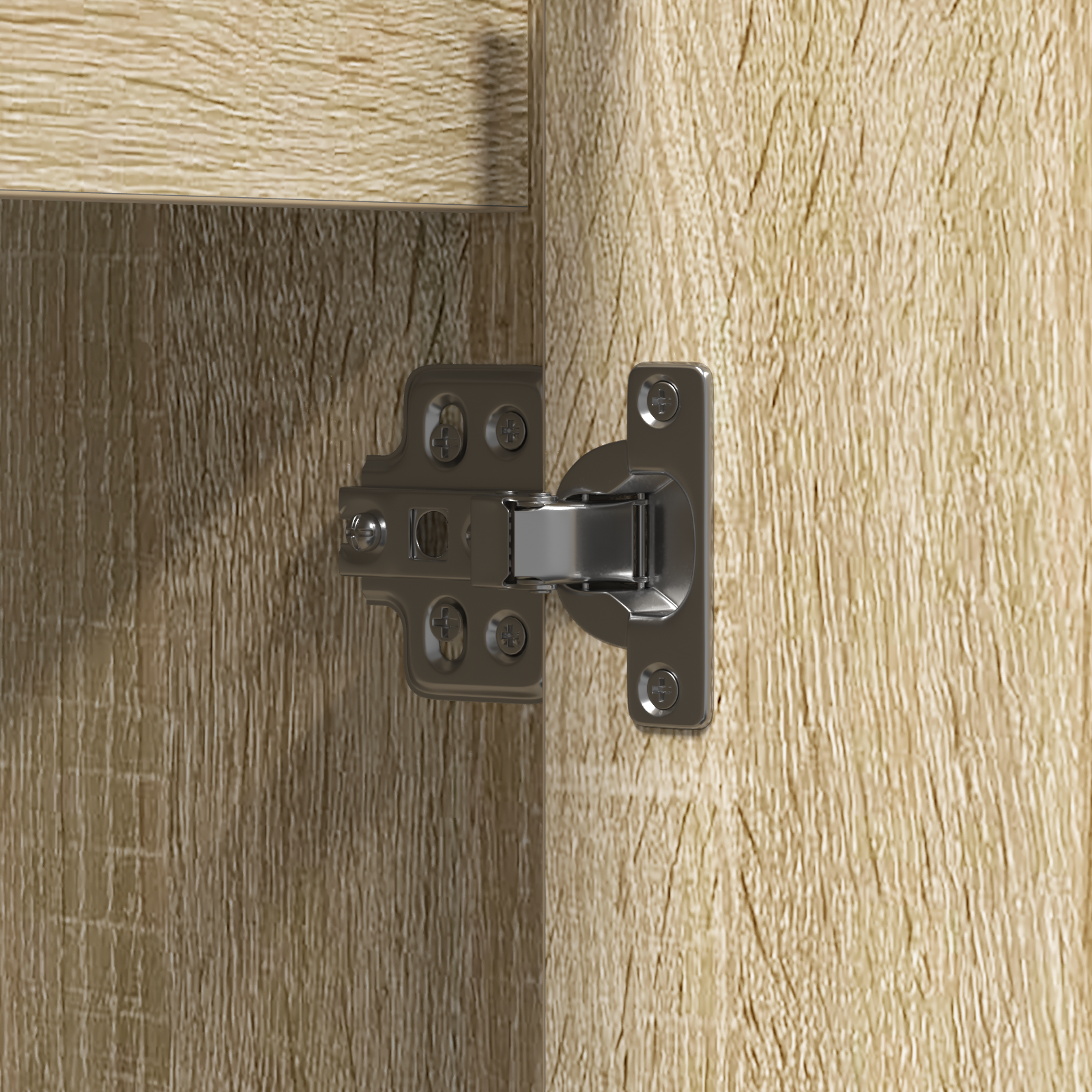 Sideboard with LED in Sonoma Oak - 71 x 34.5 x 75 cm - Made from Engineered Wood - Image 11