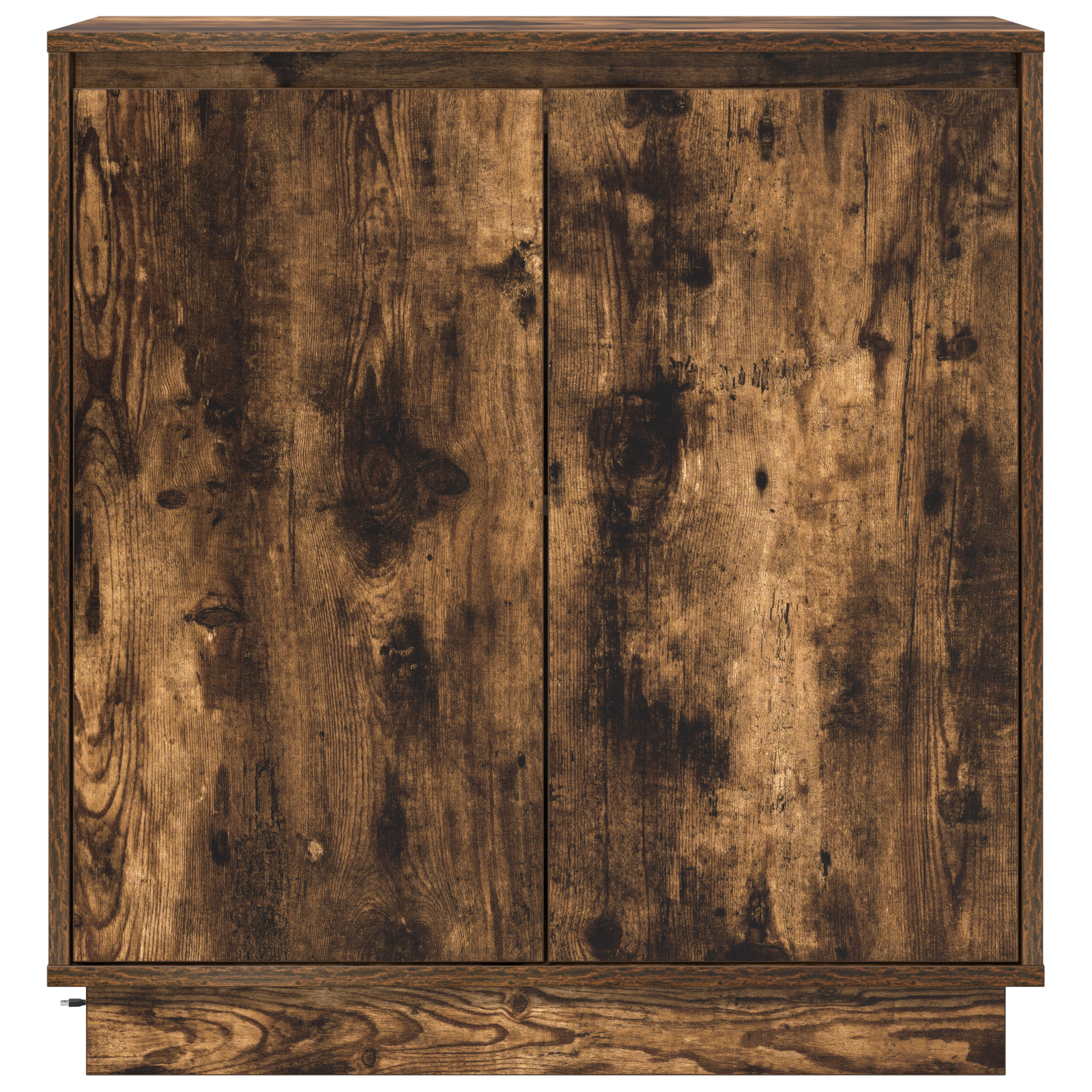 Sideboard with LED, Smoked Oak, 71x34.5x75 cm, Engineered Wood - Image 7