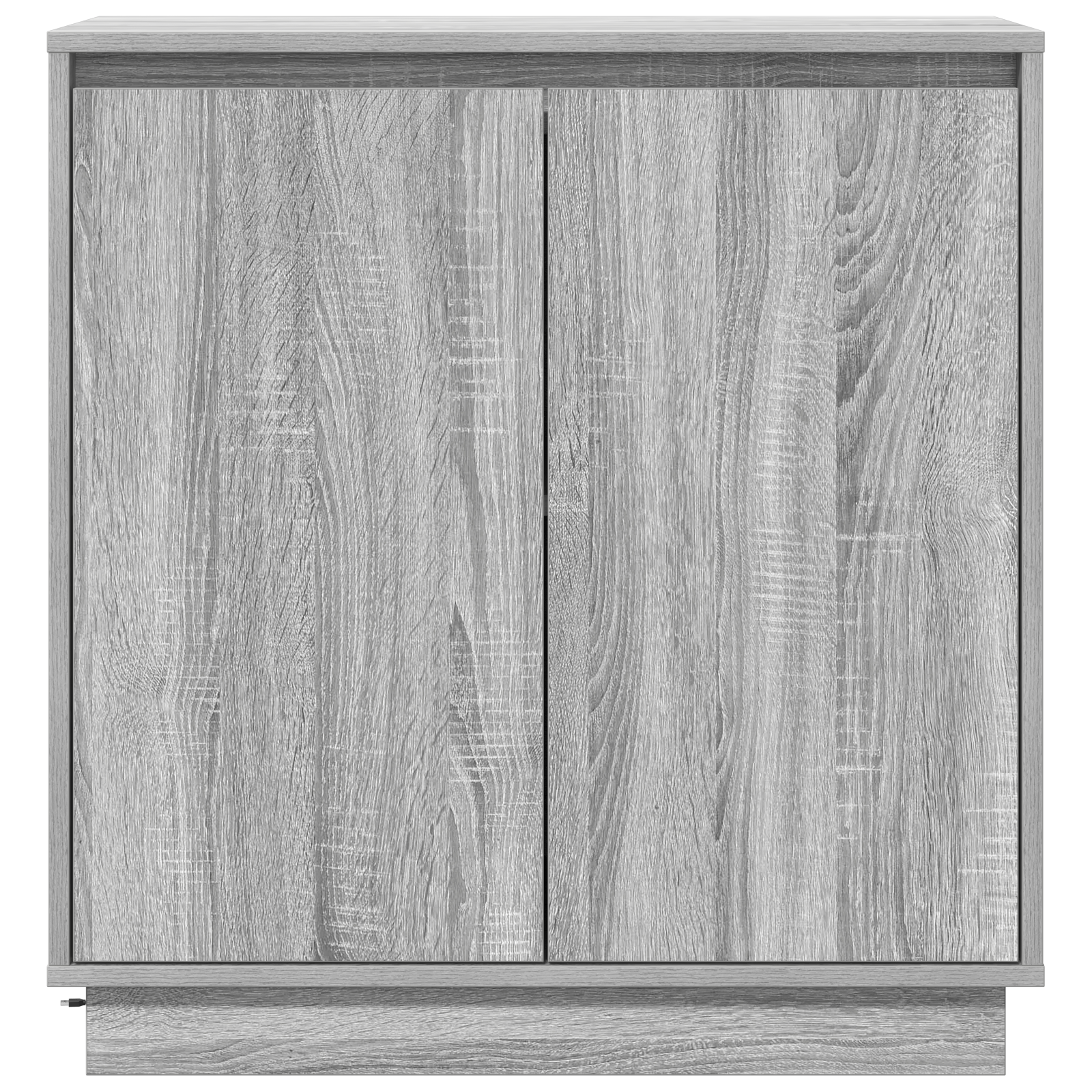 Sideboard with LED in Grey Sonoma - 71 x 34.5 x 75 cm, Made of Engineered Wood - Image 7