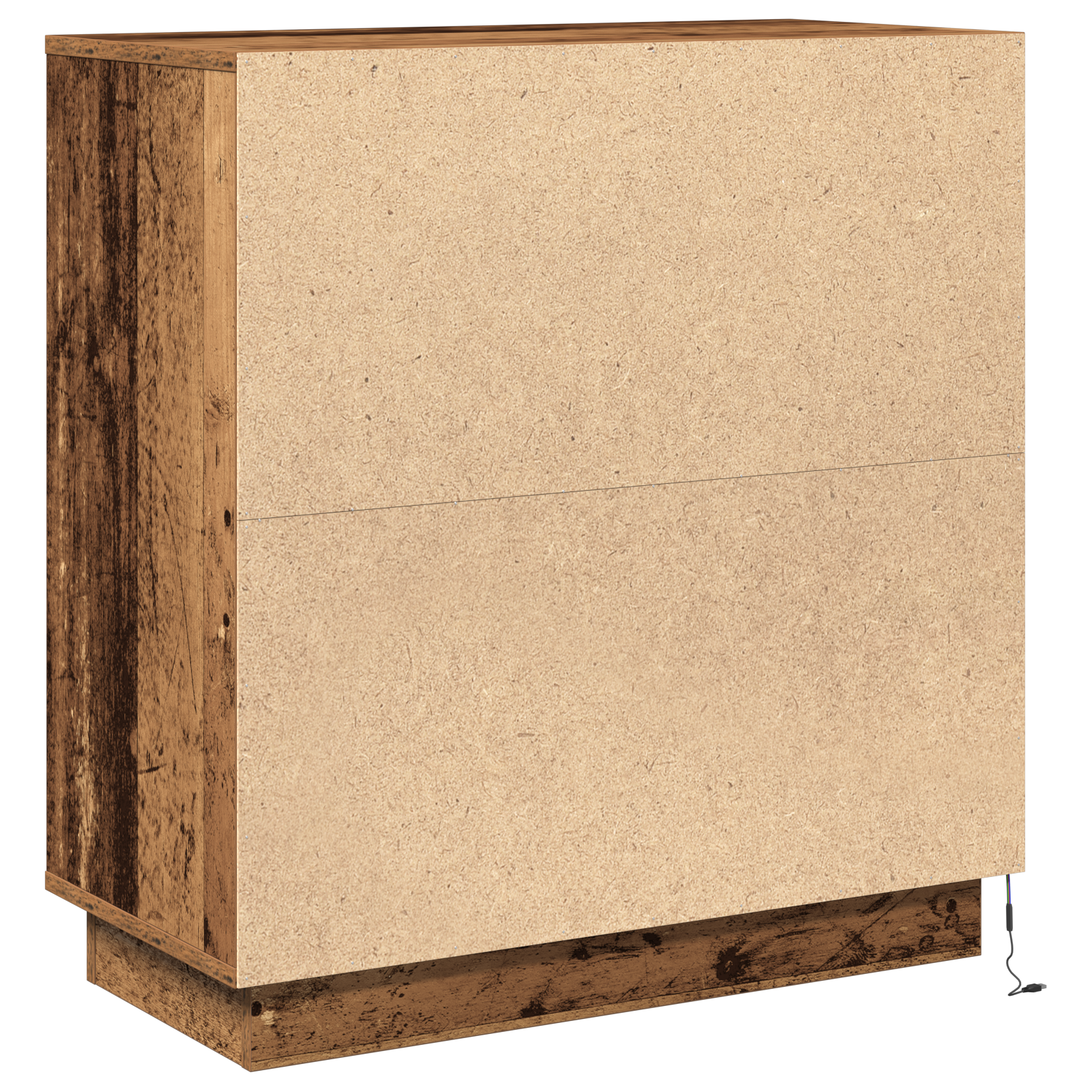 Sideboard with LED in Old Wood - 71x34.5x75 cm Engineered Wood - Image 9