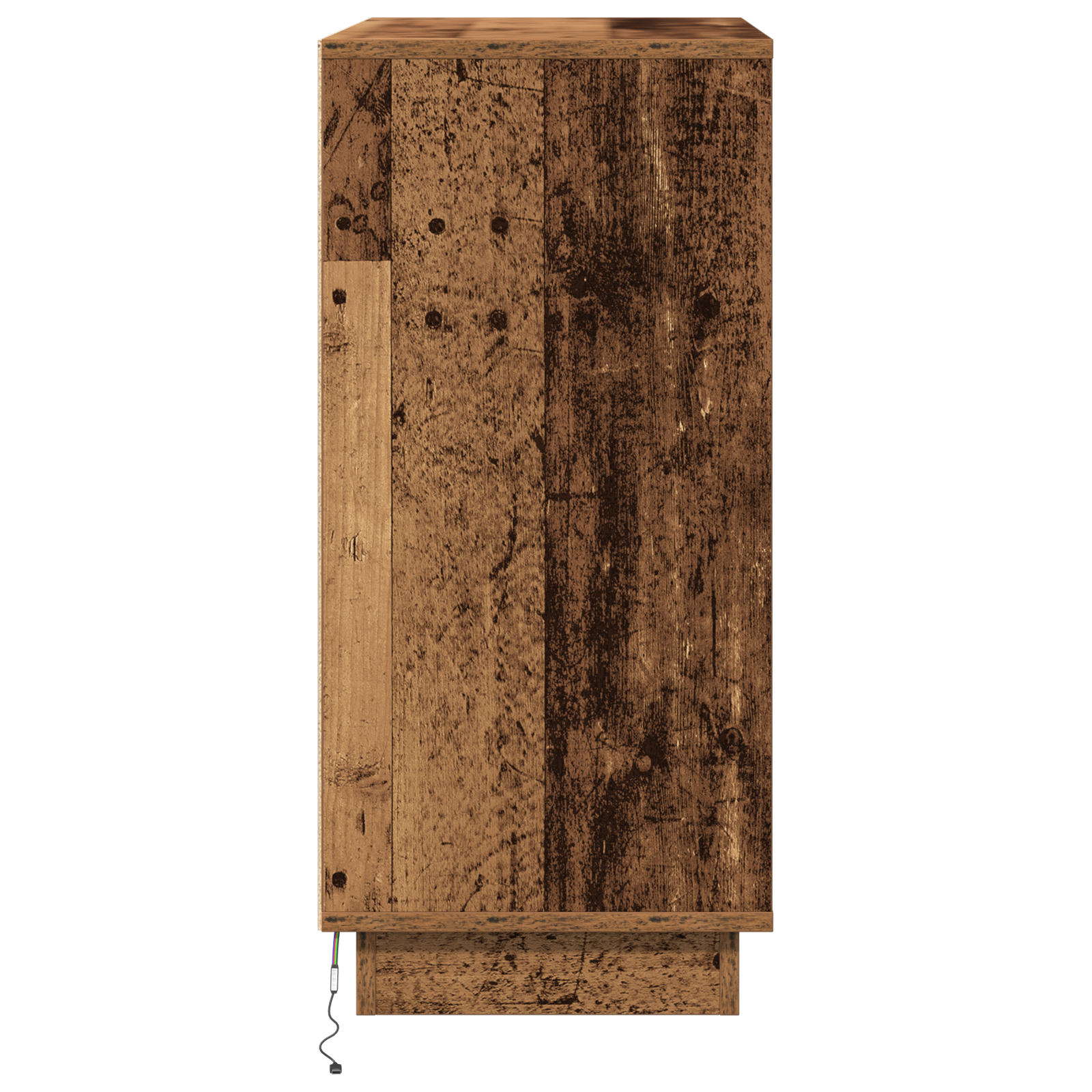 Sideboard with LED in Old Wood - 71x34.5x75 cm Engineered Wood - Image 8