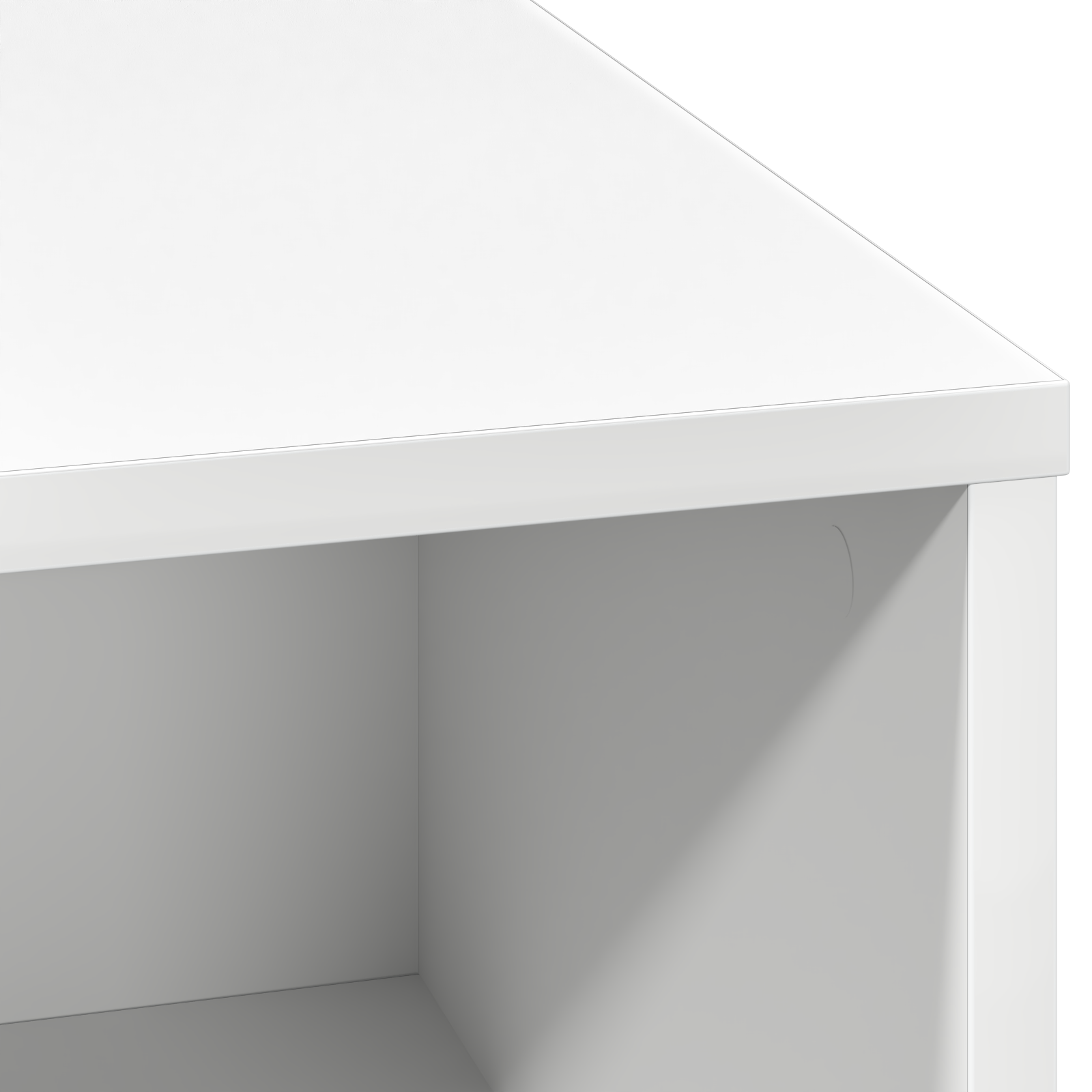 Sideboard with LED White 71x34,5x75 cm Engineered Wood - Image 10
