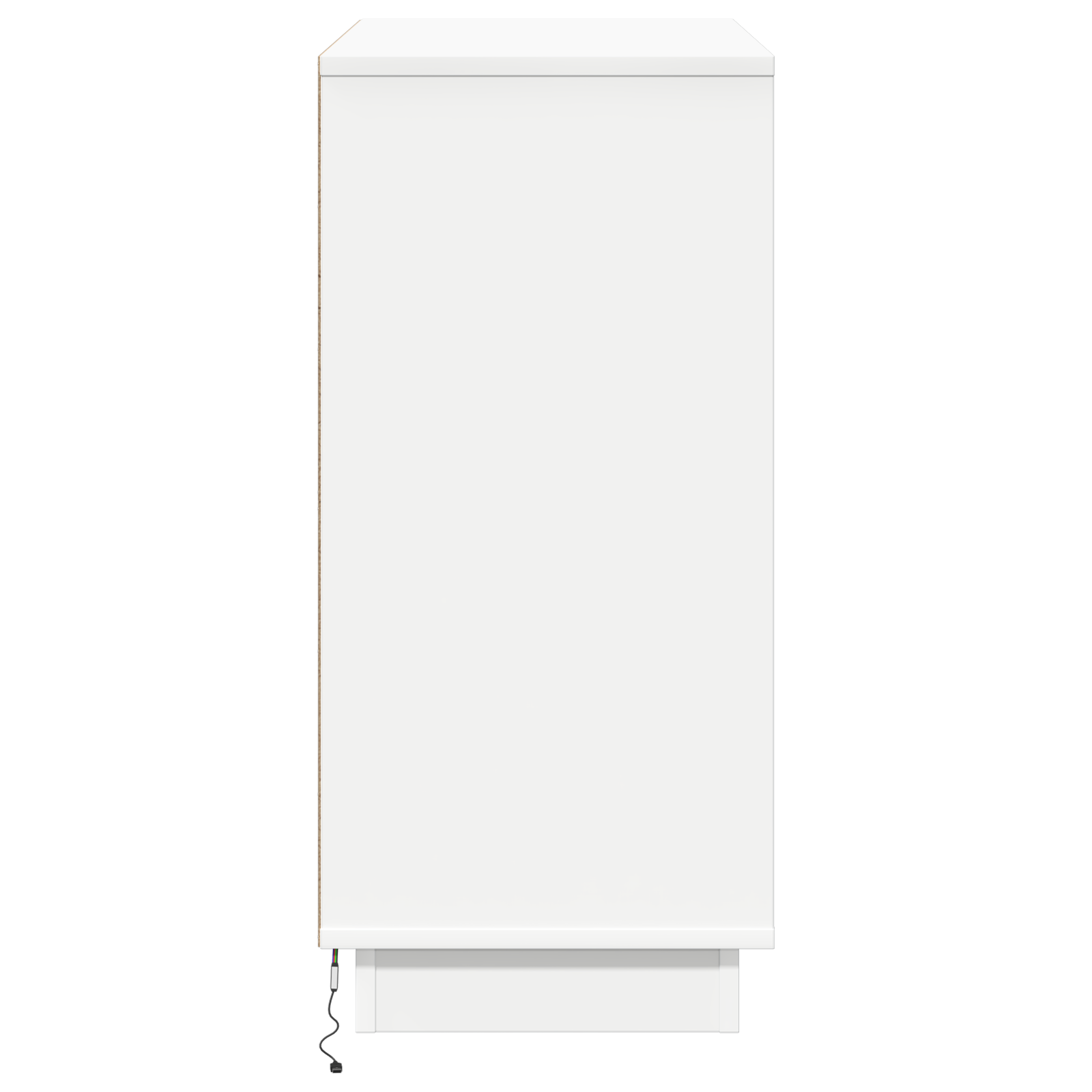 Sideboard with LED White 71x34,5x75 cm Engineered Wood - Image 8