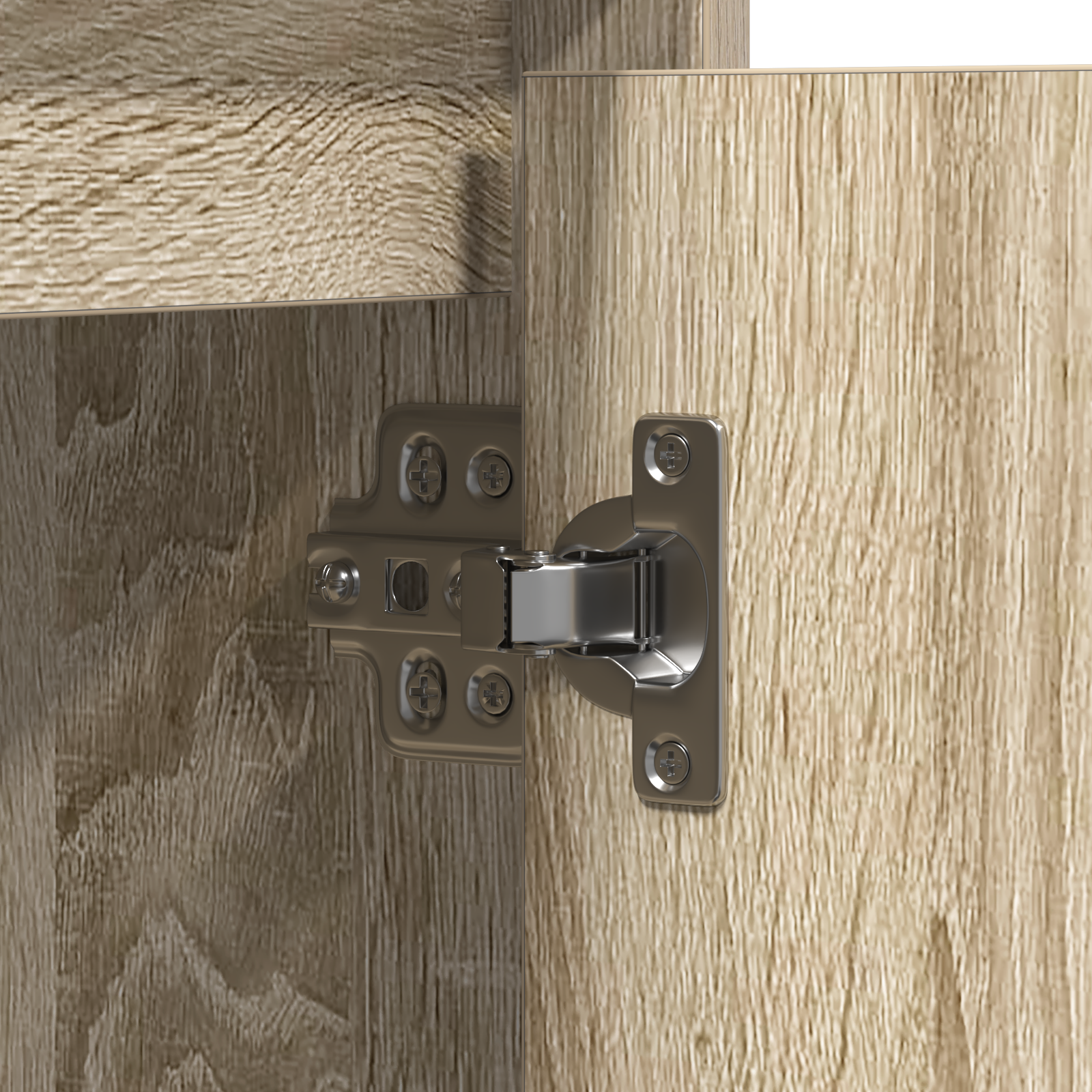 Sideboard with LED Sonoma Oak 71x34,5x75 cm Engineered Wood - Image 11