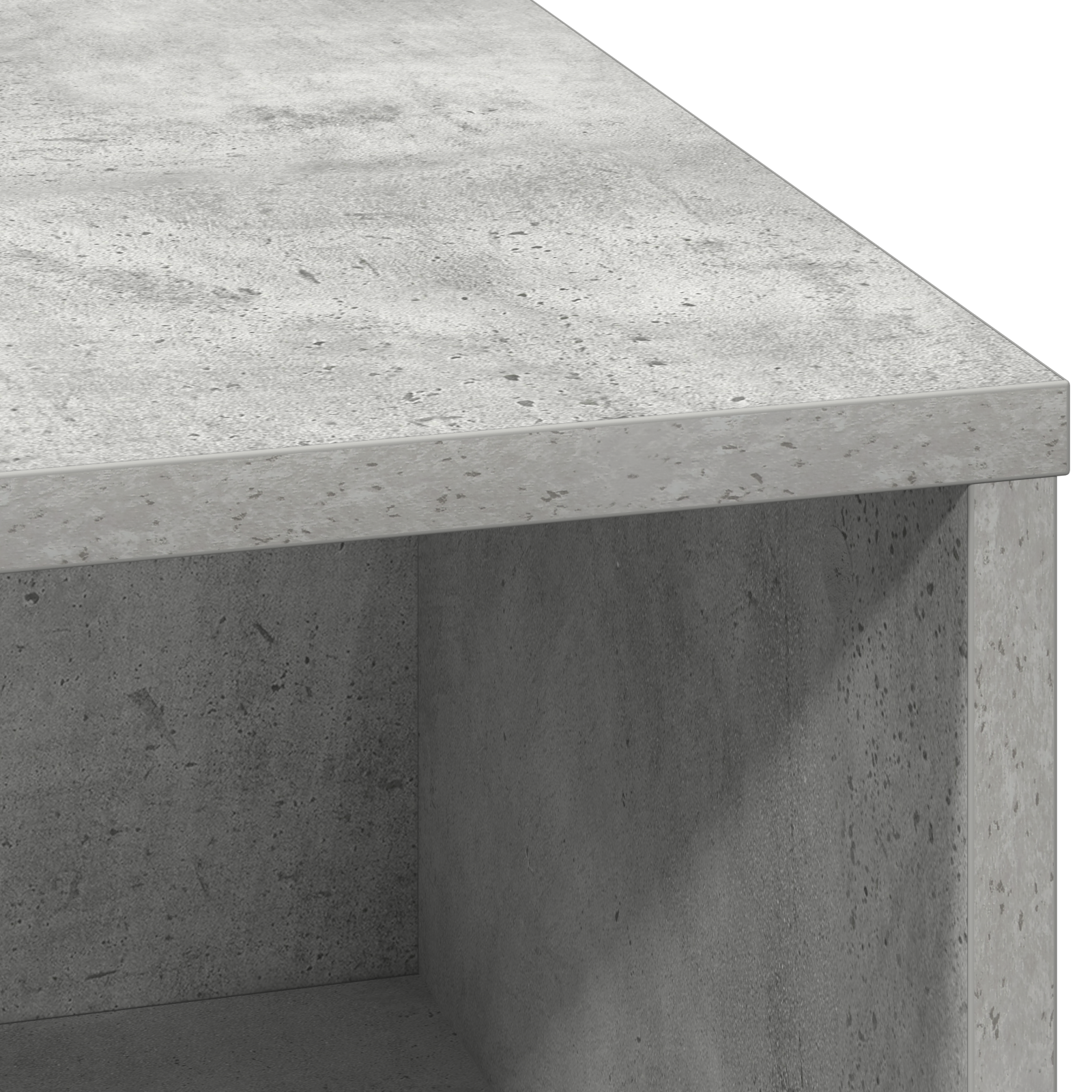 Sideboard with LED Concrete Grey 71x34,5x75 cm Engineered Wood - Image 10
