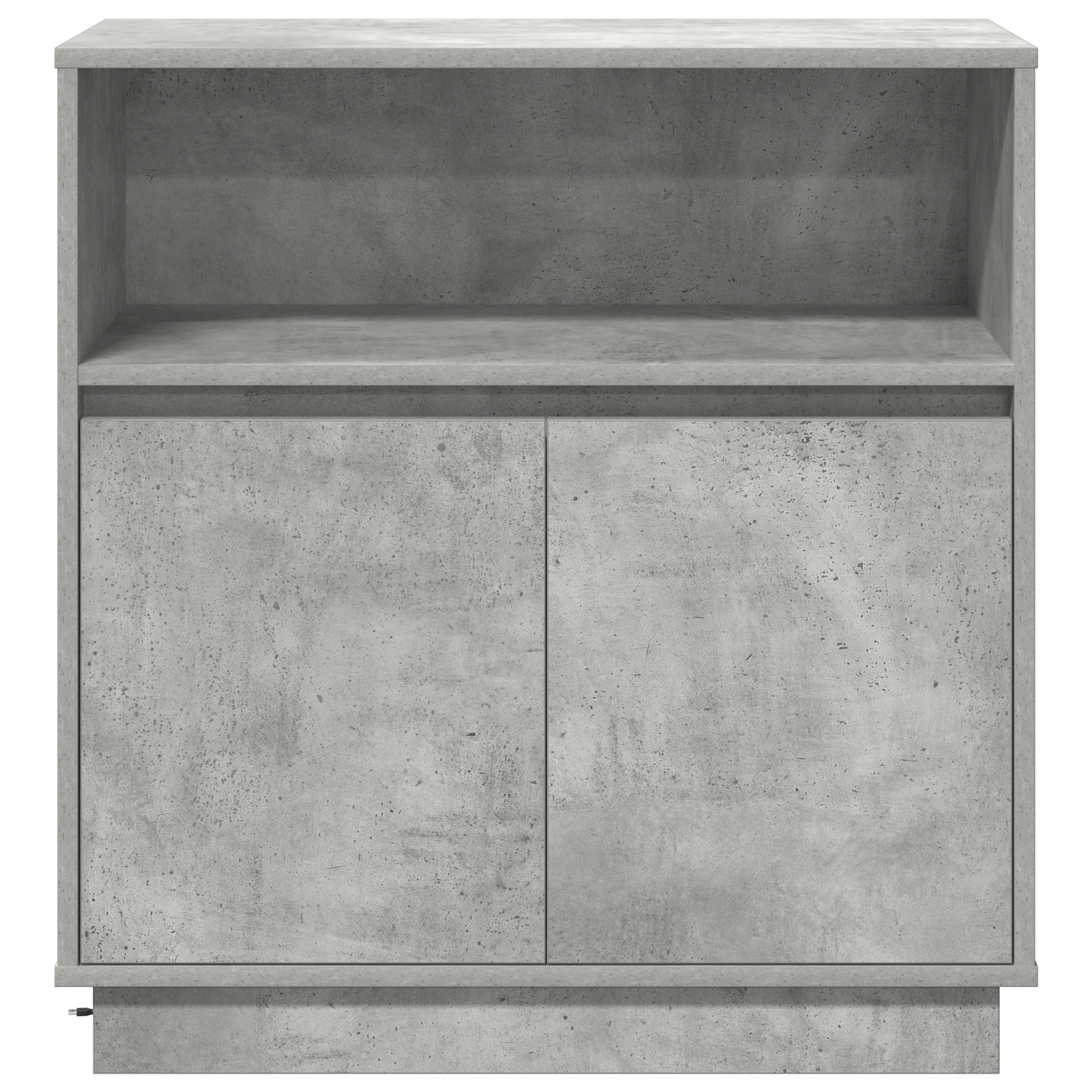 Sideboard with LED Concrete Grey 71x34,5x75 cm Engineered Wood - Image 7