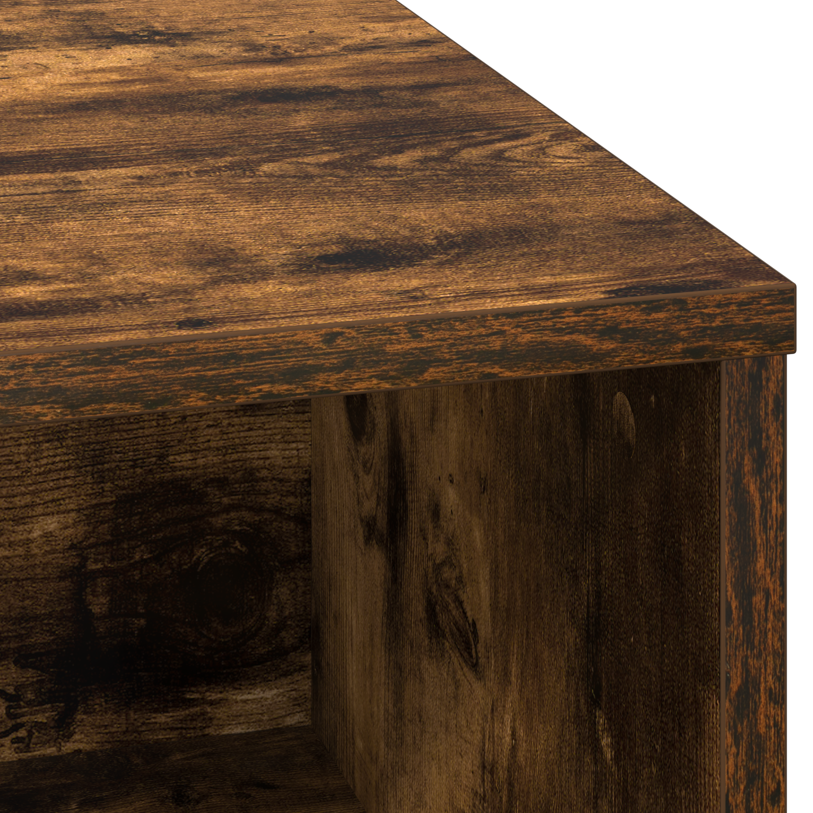 Sideboard with LED Smoked Oak 71x34,5x75 cm Engineered Wood - Image 10