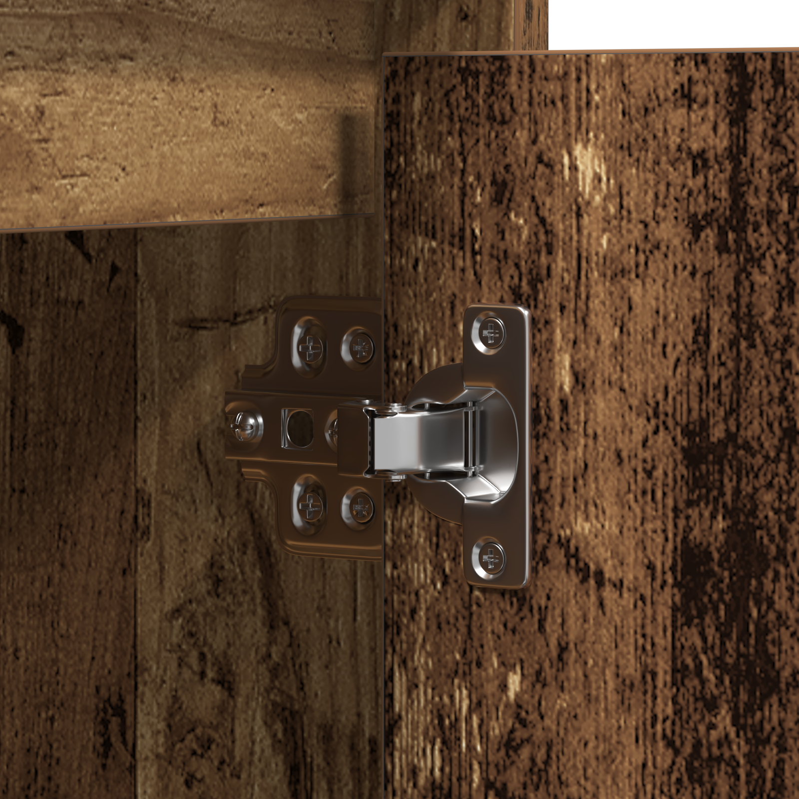 Sideboard with LED Old Wood 71x34,5x75 cm Engineered Wood - Image 11