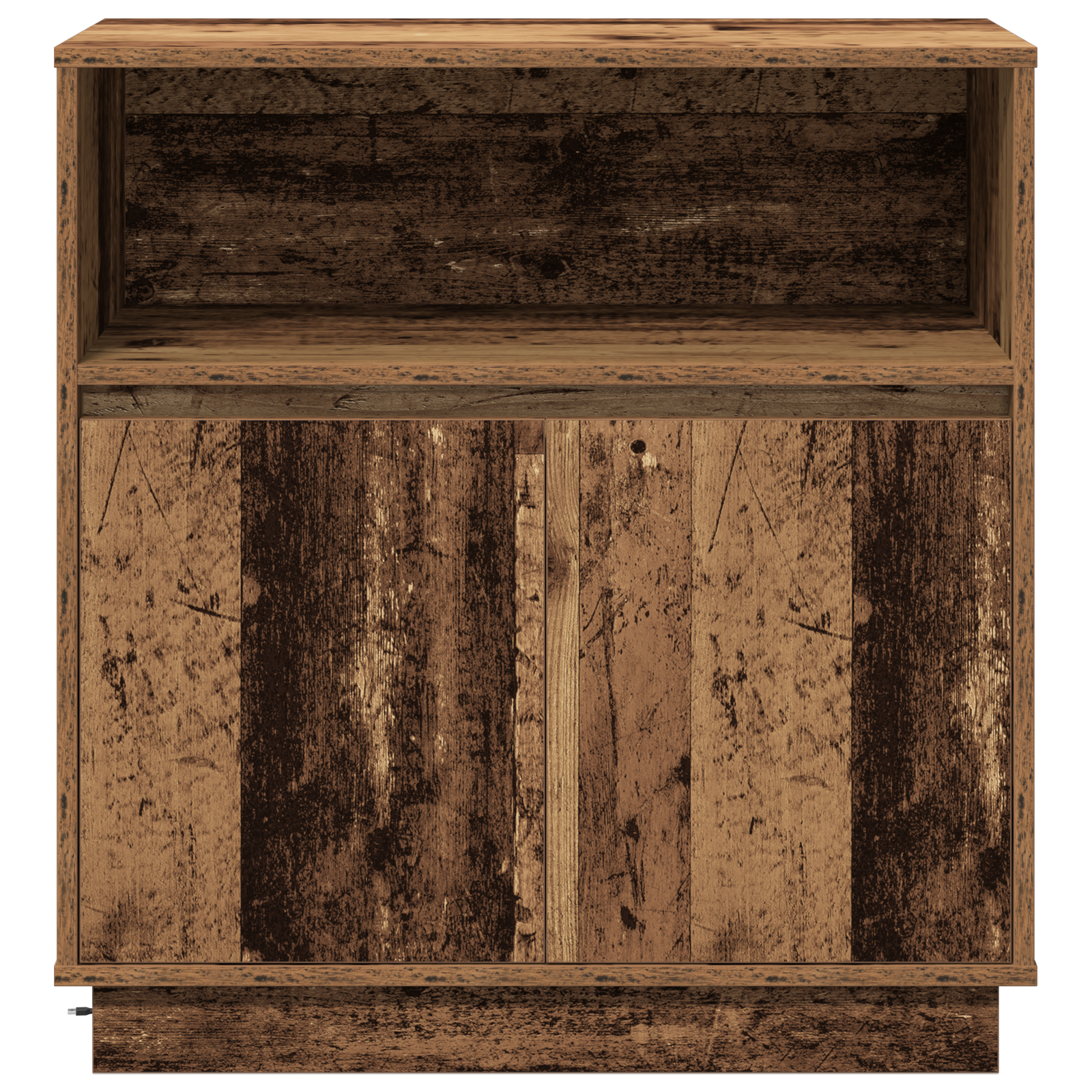 Sideboard with LED Old Wood 71x34,5x75 cm Engineered Wood - Image 7