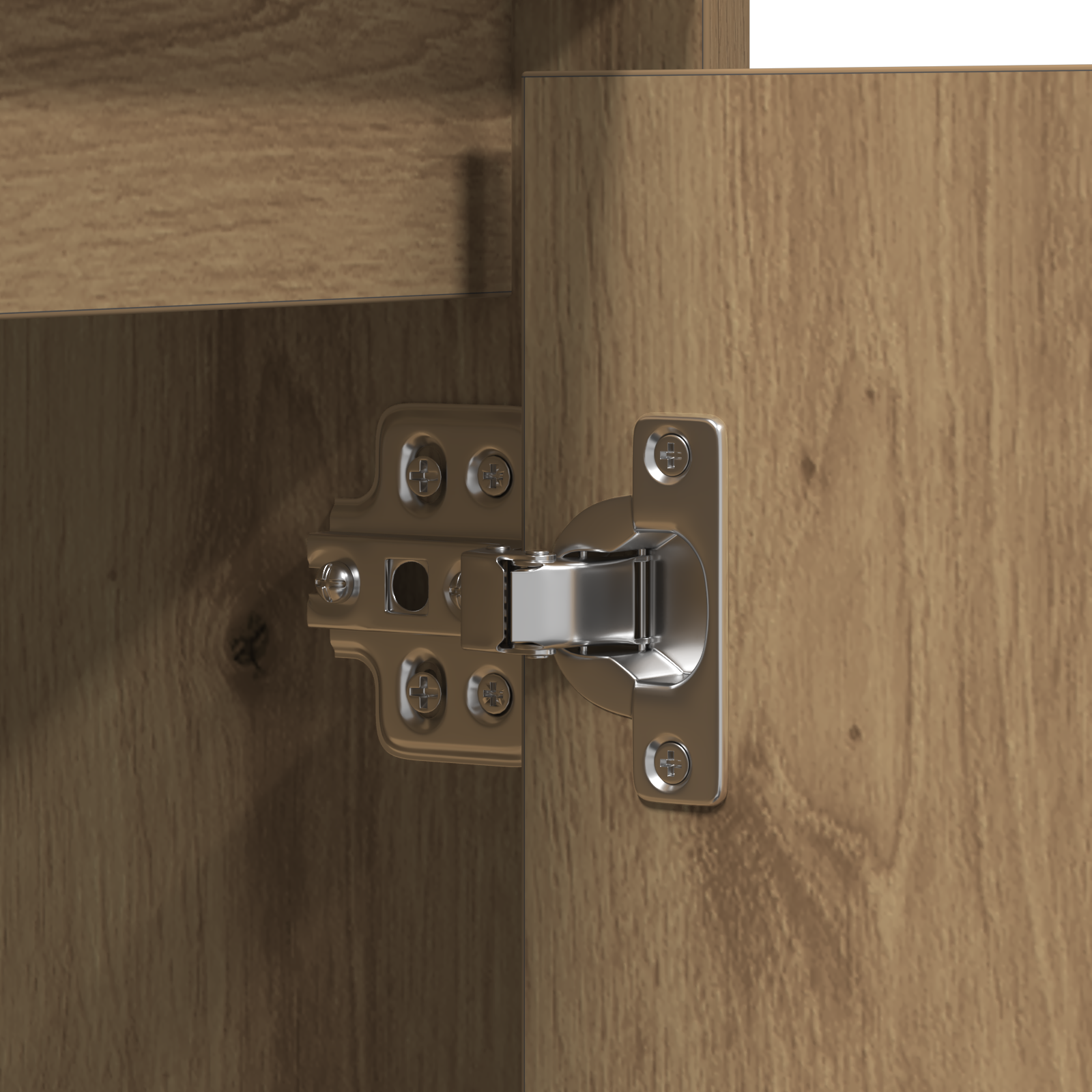 Sideboard with LED Artisan Oak 71x34,5x75 cm Engineered Wood - Image 11