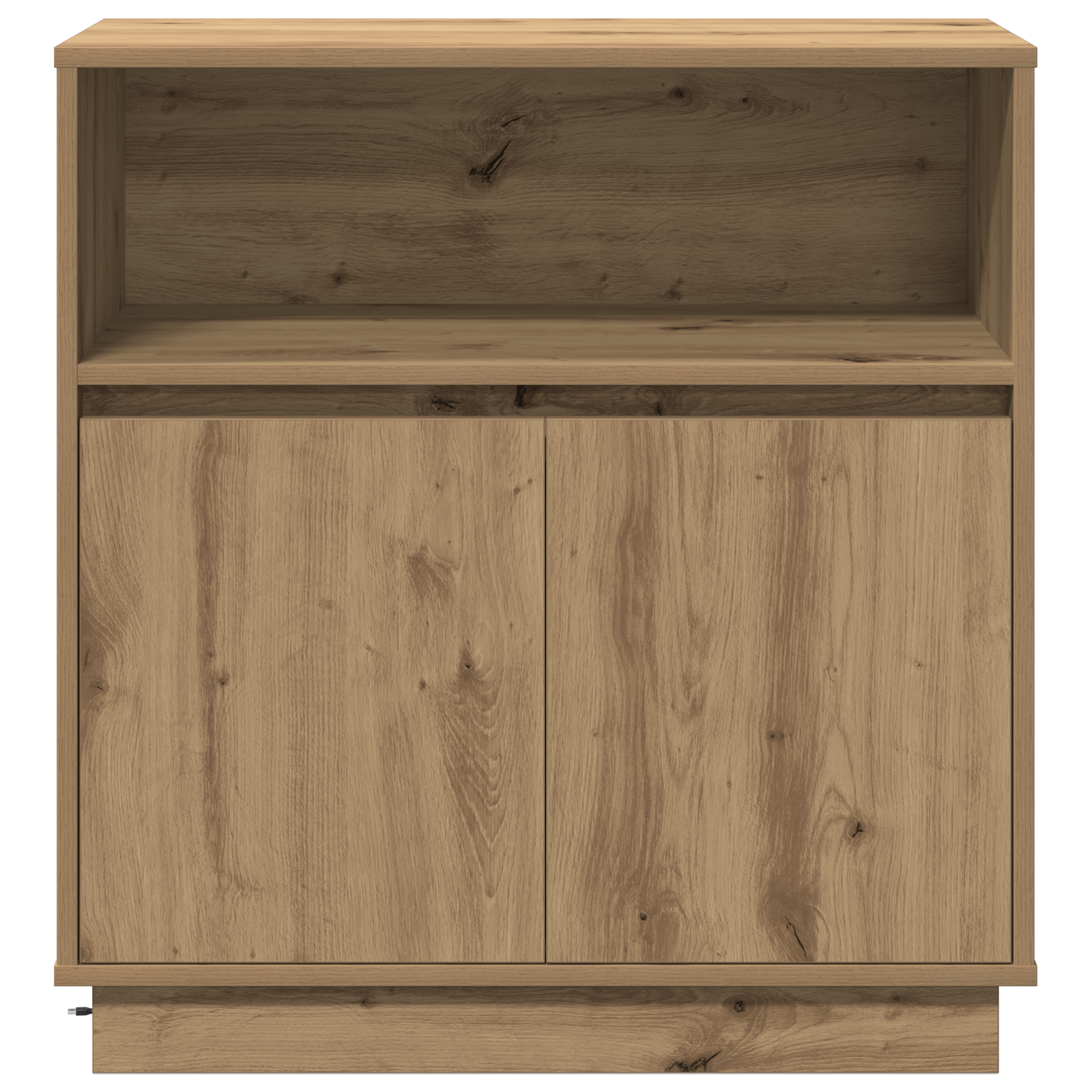 Sideboard with LED Artisan Oak 71x34,5x75 cm Engineered Wood - Image 7