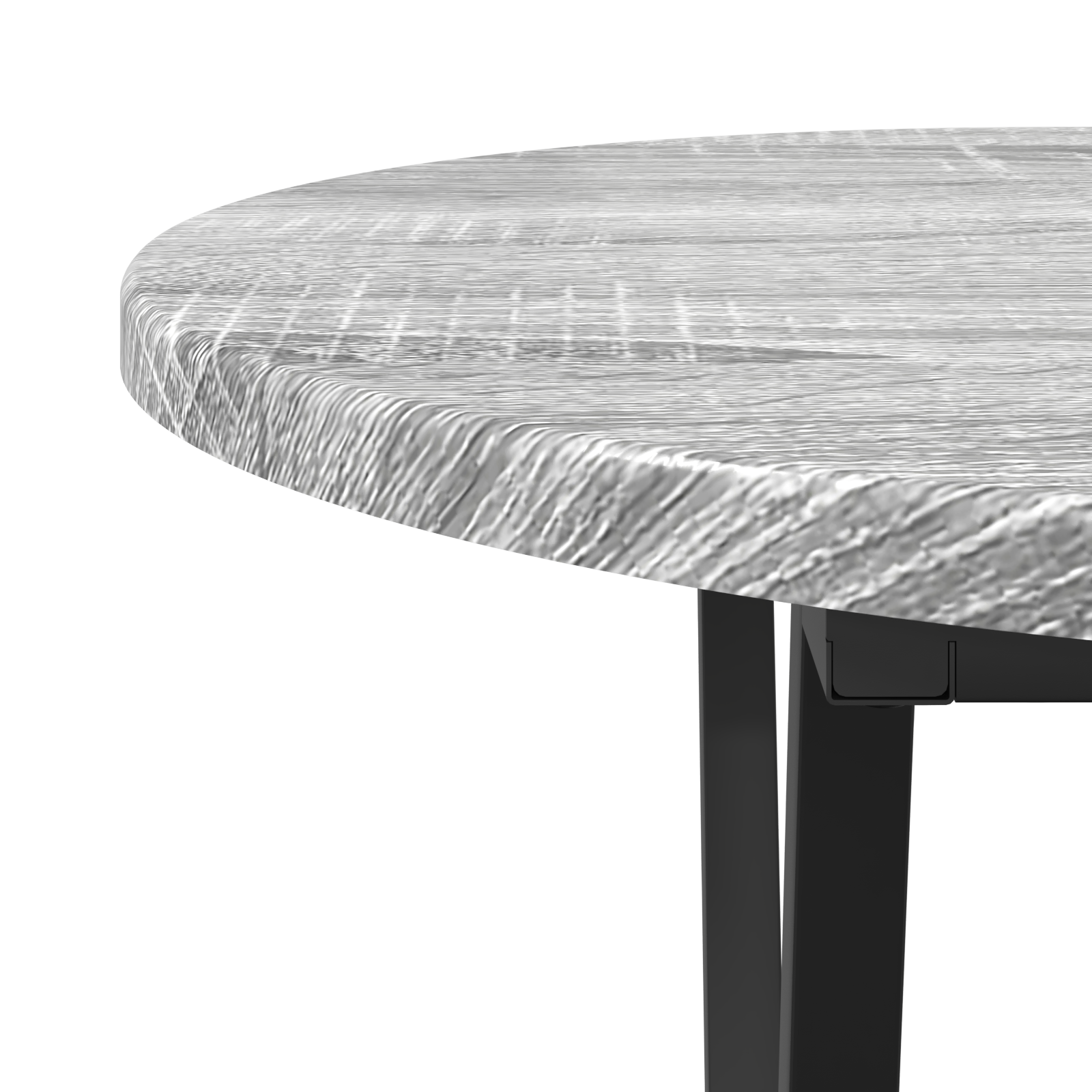 Grey Sonoma Coffee Table - 80x40x40.5 cm, Made from Engineered Wood and Metal - Image 6