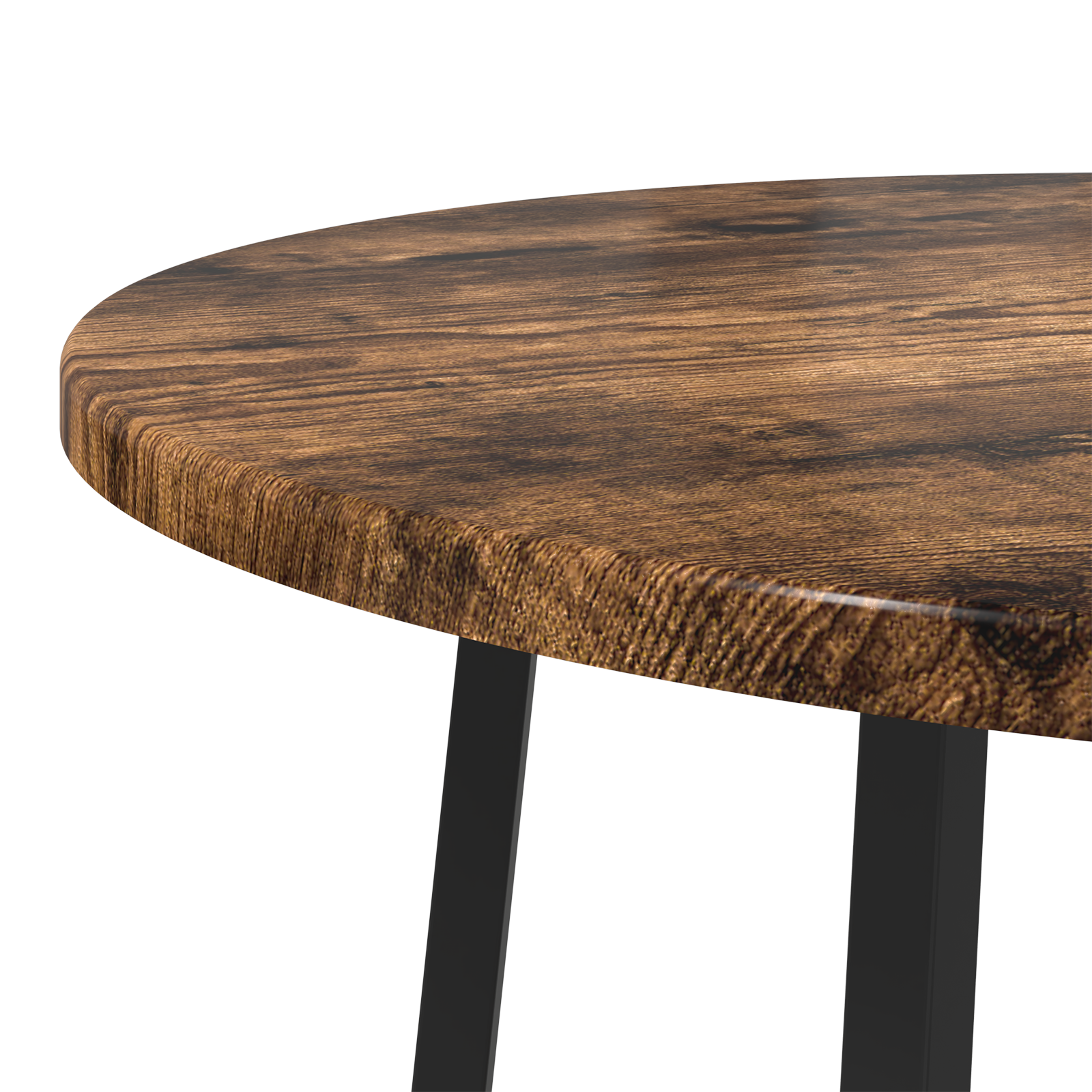 Side Table 2 pcs Smoked Oak Engineered Wood and Metal - Image 7