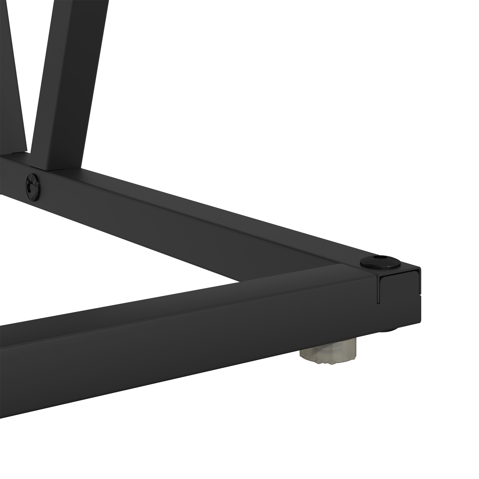 Coffee Table in Black Oak - 100x50x40 cm - Made from Engineered Wood and Metal - Image 8