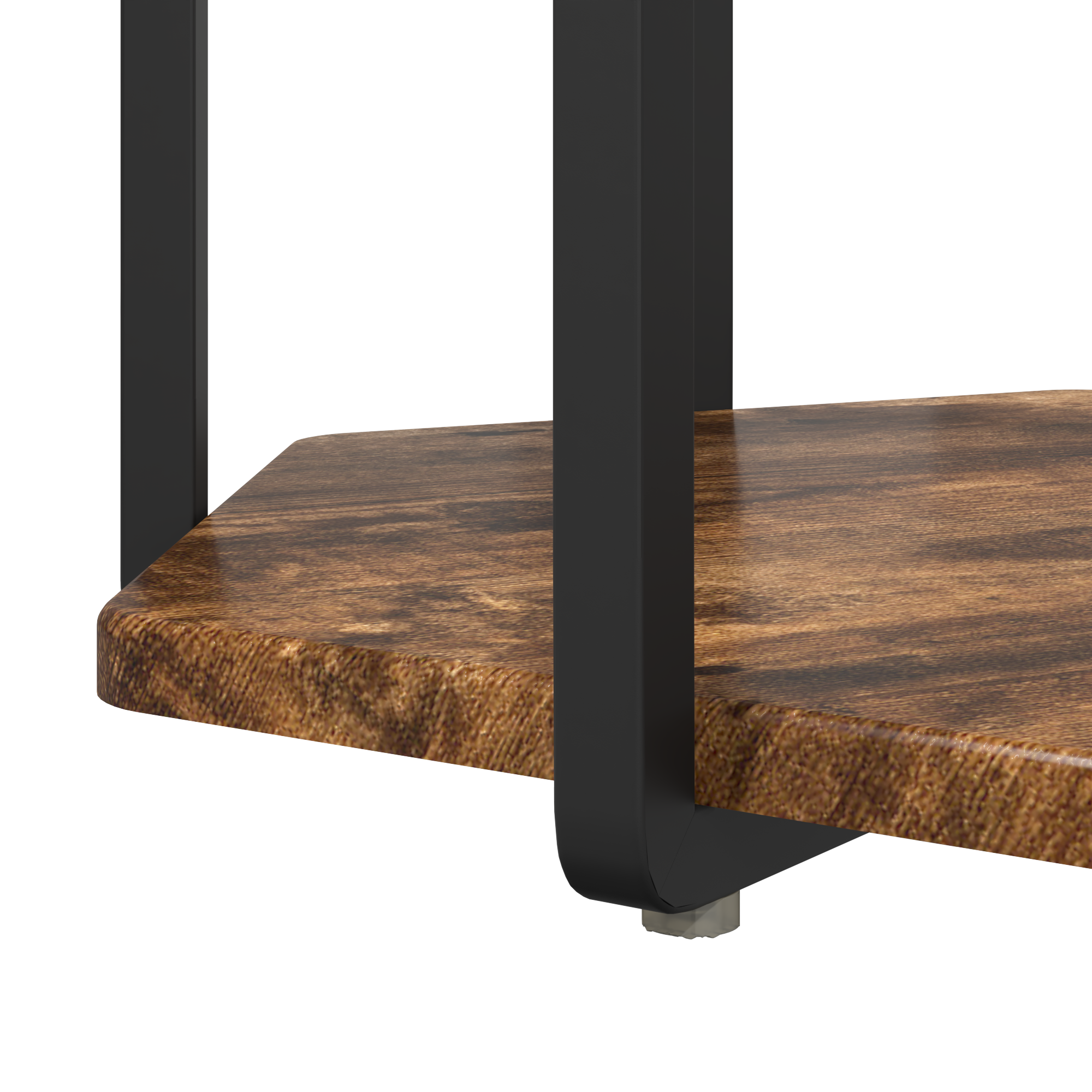 Side Table 2 pcs Smoked Oak Engineered Wood and Metal - Image 7