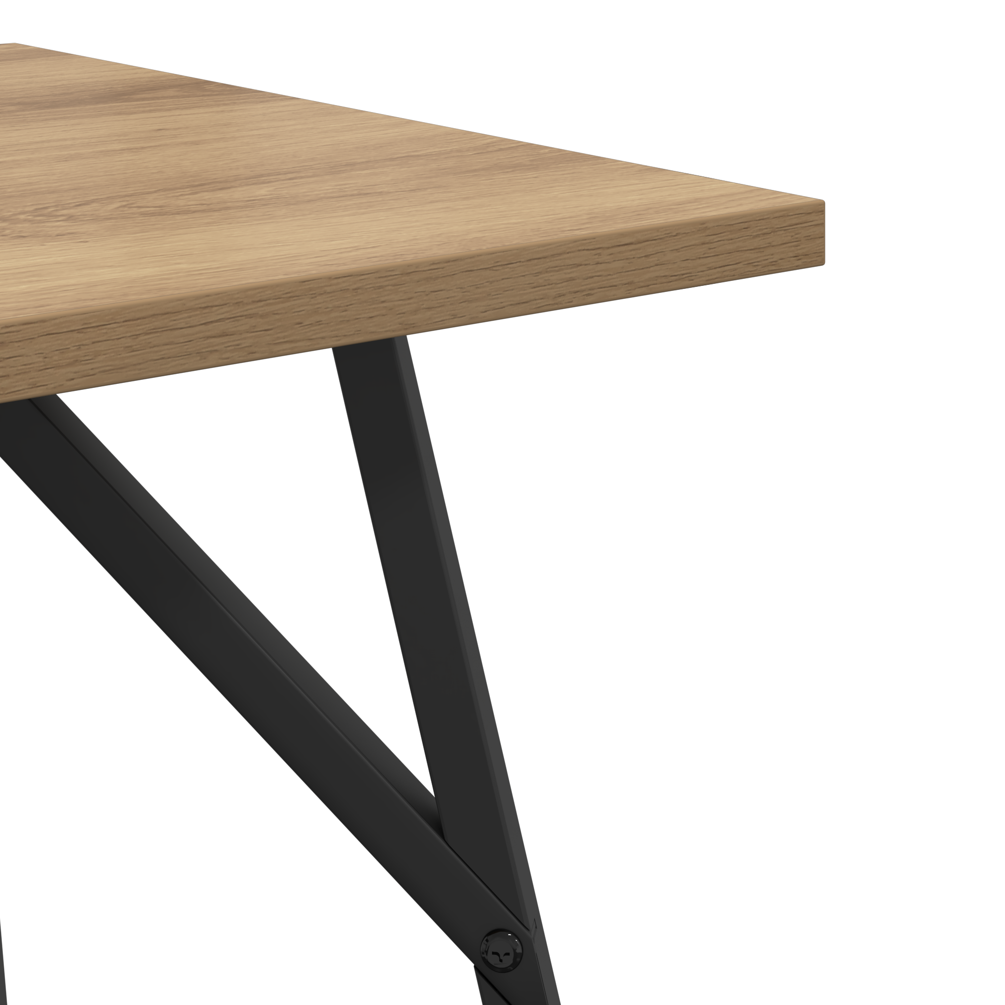 Side Table 2-pack in Artisan Oak with Engineered Wood and Metal - Image 7