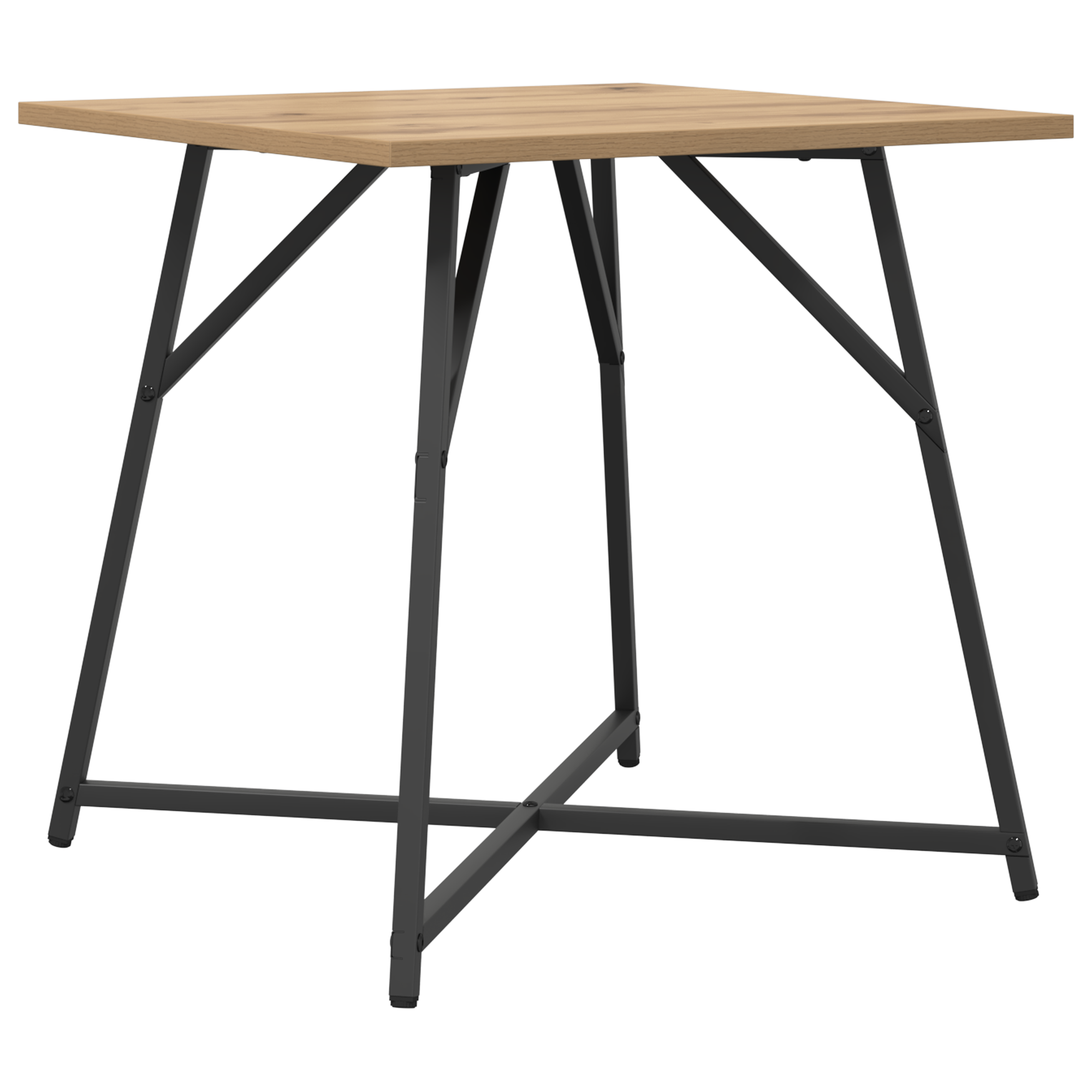Side Table 2-pack in Artisan Oak with Engineered Wood and Metal - Image 5