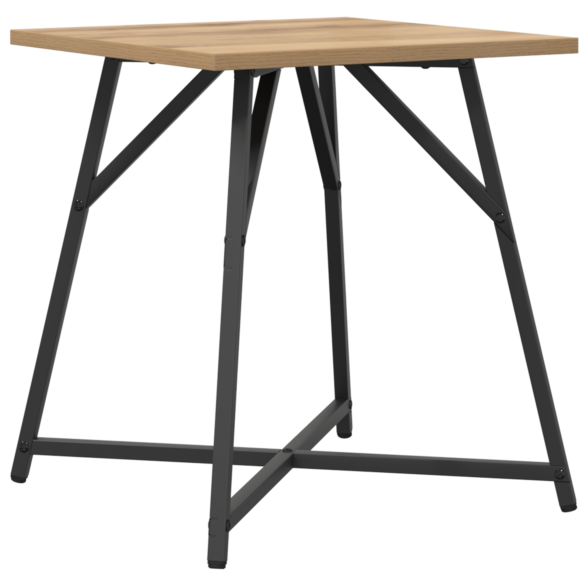 Side Table 2-pack in Artisan Oak with Engineered Wood and Metal - Image 6
