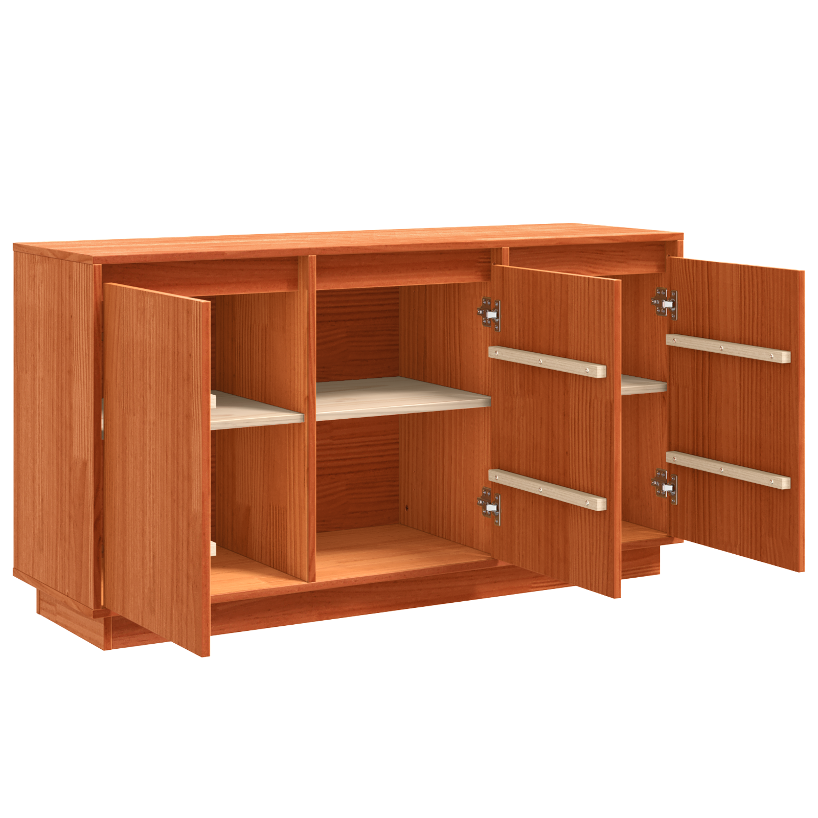 Solid Wood Pine Sideboard Storage Cabinet Shelf Cupboard Multi Colours vidaXL - Picture 9 of 49