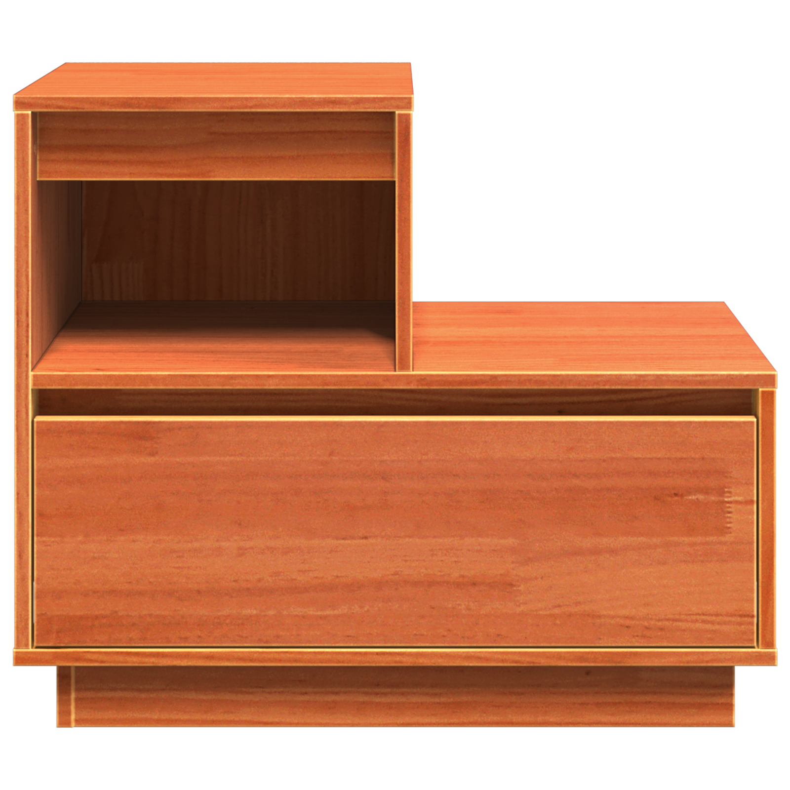 Нощен шкаф 2 pcs Кафяво с восъчно покритие 60 x 34 x 51 см - Image 7