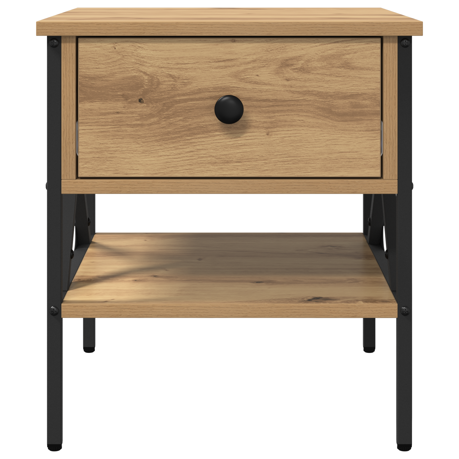 Bedside Table Artisan Oak 40x42x45 cm Engineered Wood - Image 6