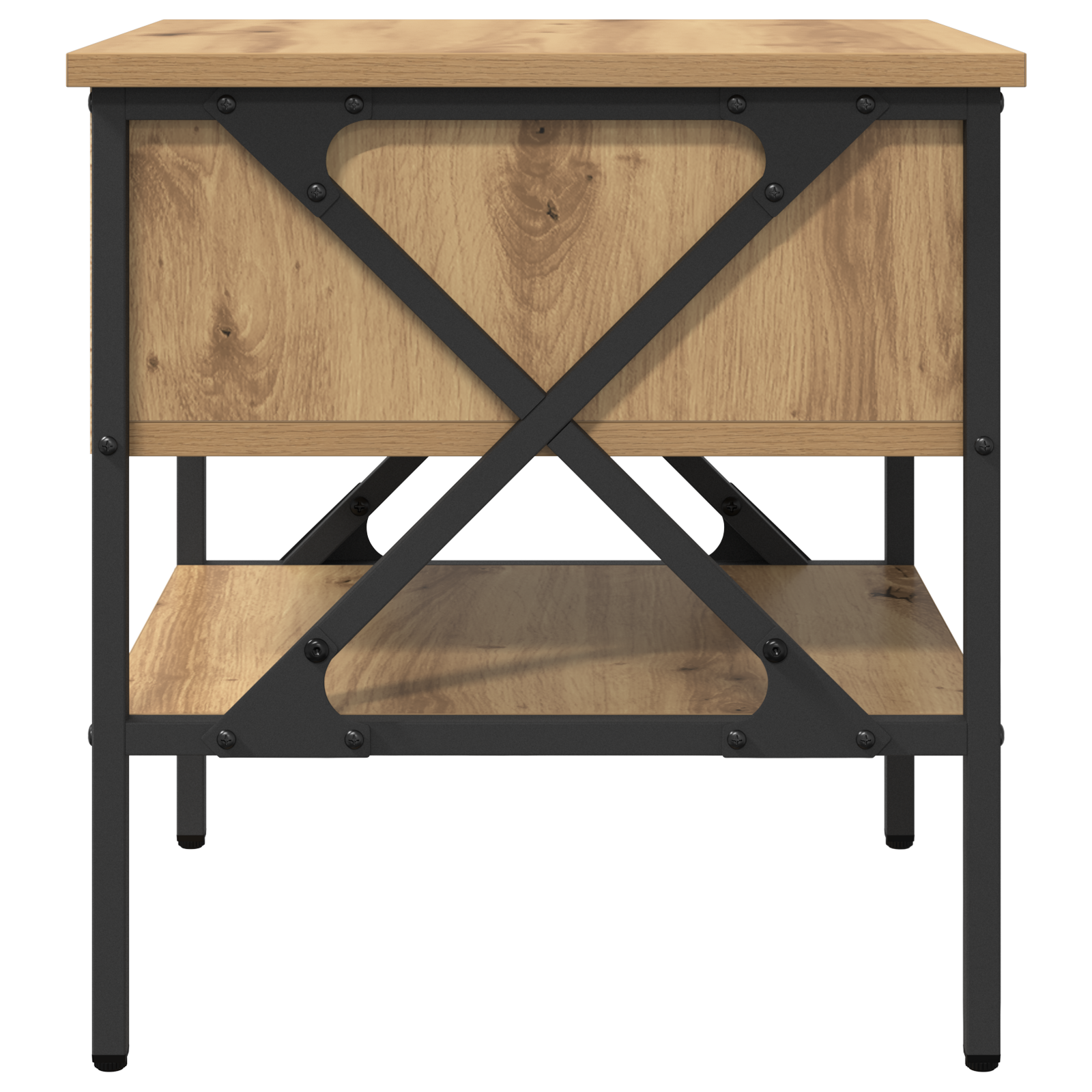 Bedside Table Artisan Oak 40x42x45 cm Engineered Wood - Image 7