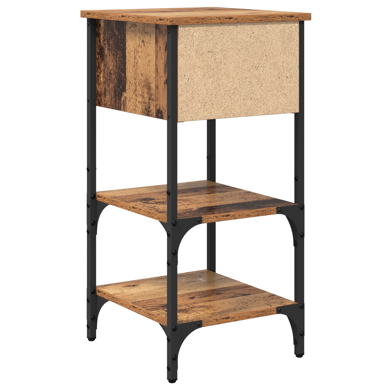 Bedside Cabinet Old Wood 34x36x70 cm Engineered Wood - Image 8