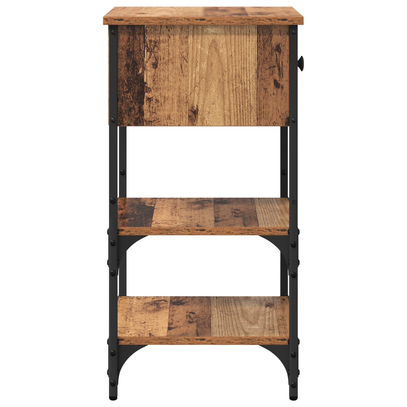 Bedside Cabinet Old Wood 34x36x70 cm Engineered Wood - Image 7