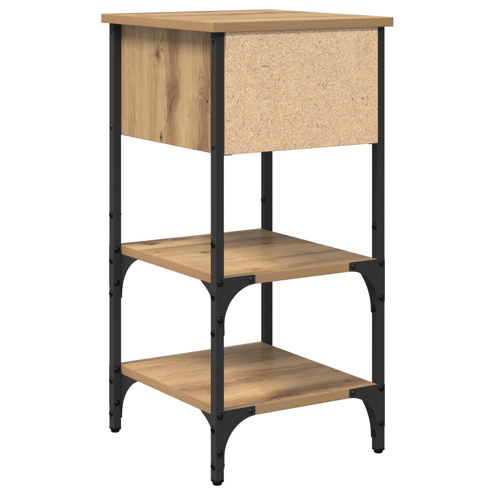 Bedside Cabinet Artisan Oak 34x36x70 cm Engineered Wood - Image 8